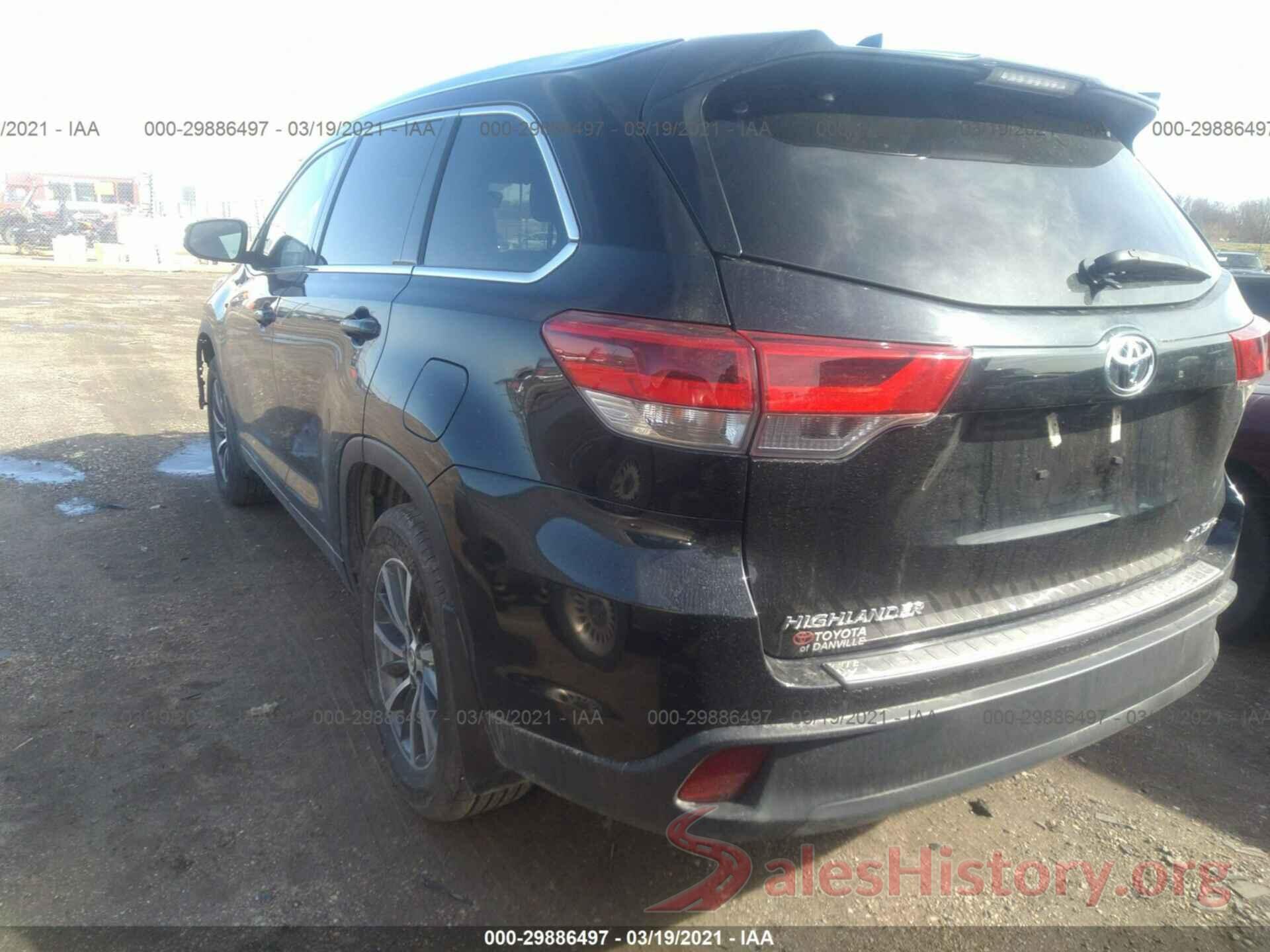 5TDJZRFH4JS800150 2018 TOYOTA HIGHLANDER