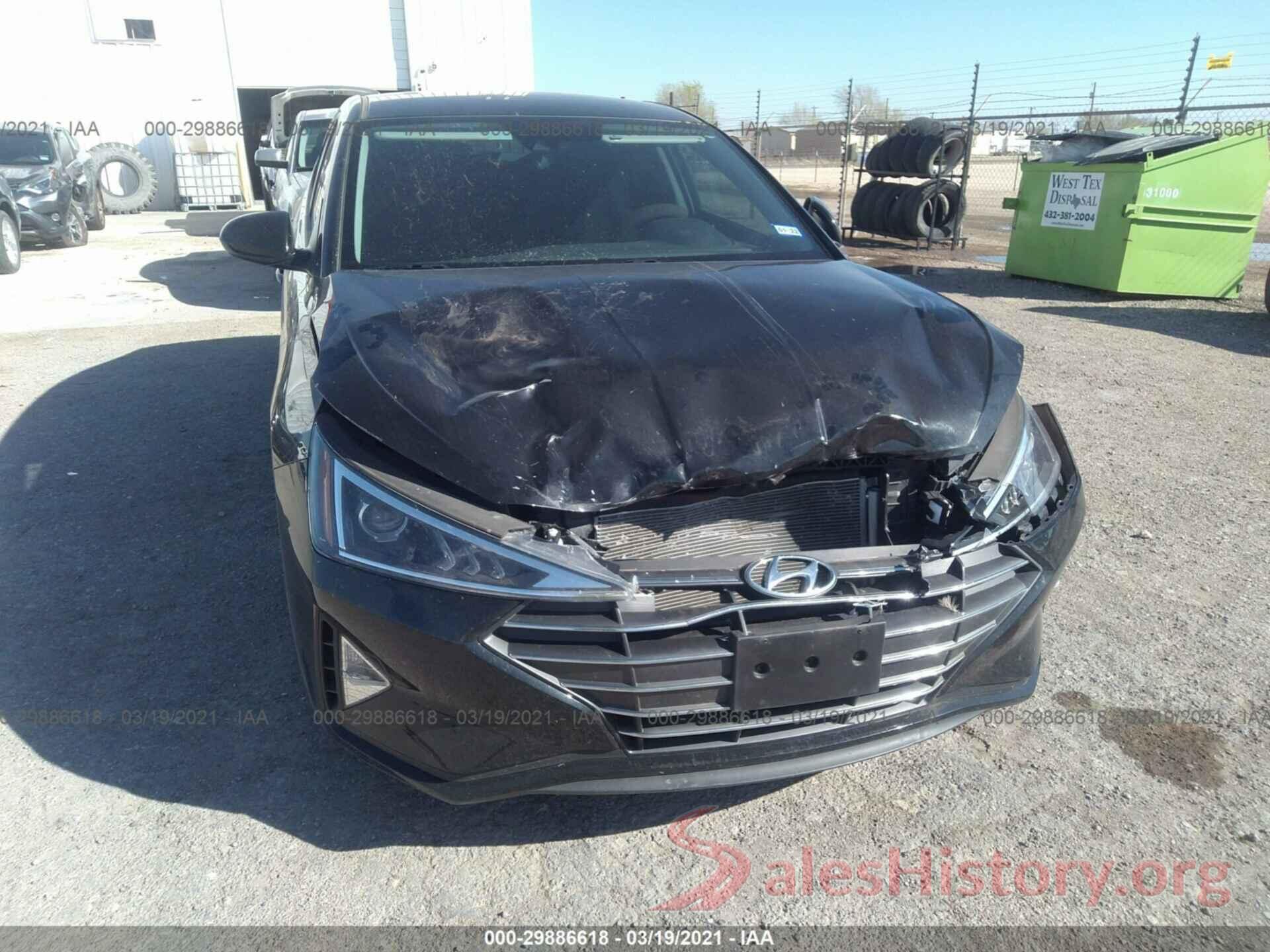 5NPD74LF7LH514424 2020 HYUNDAI ELANTRA