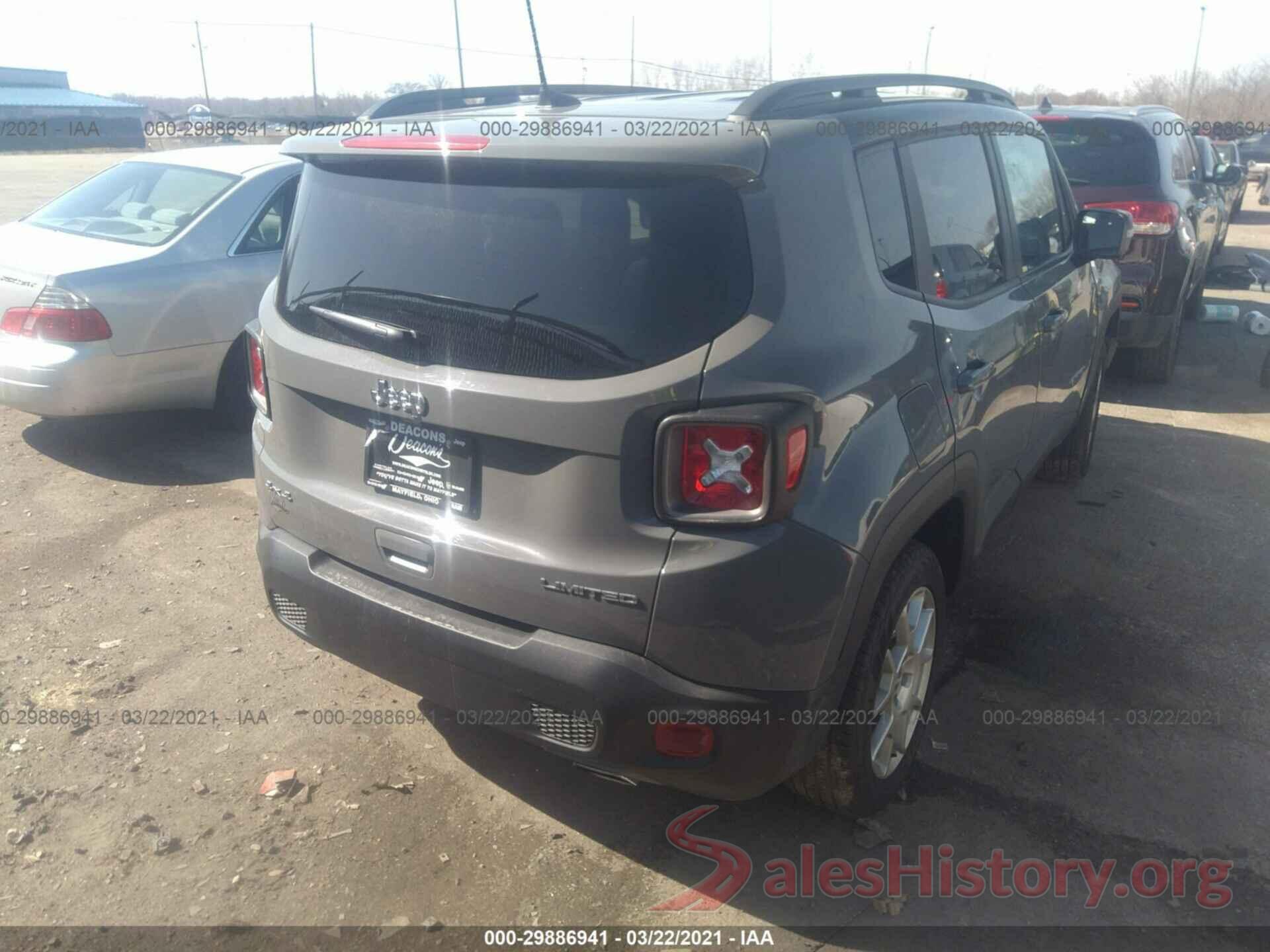 ZACNJDD1XMPM40978 2021 JEEP RENEGADE