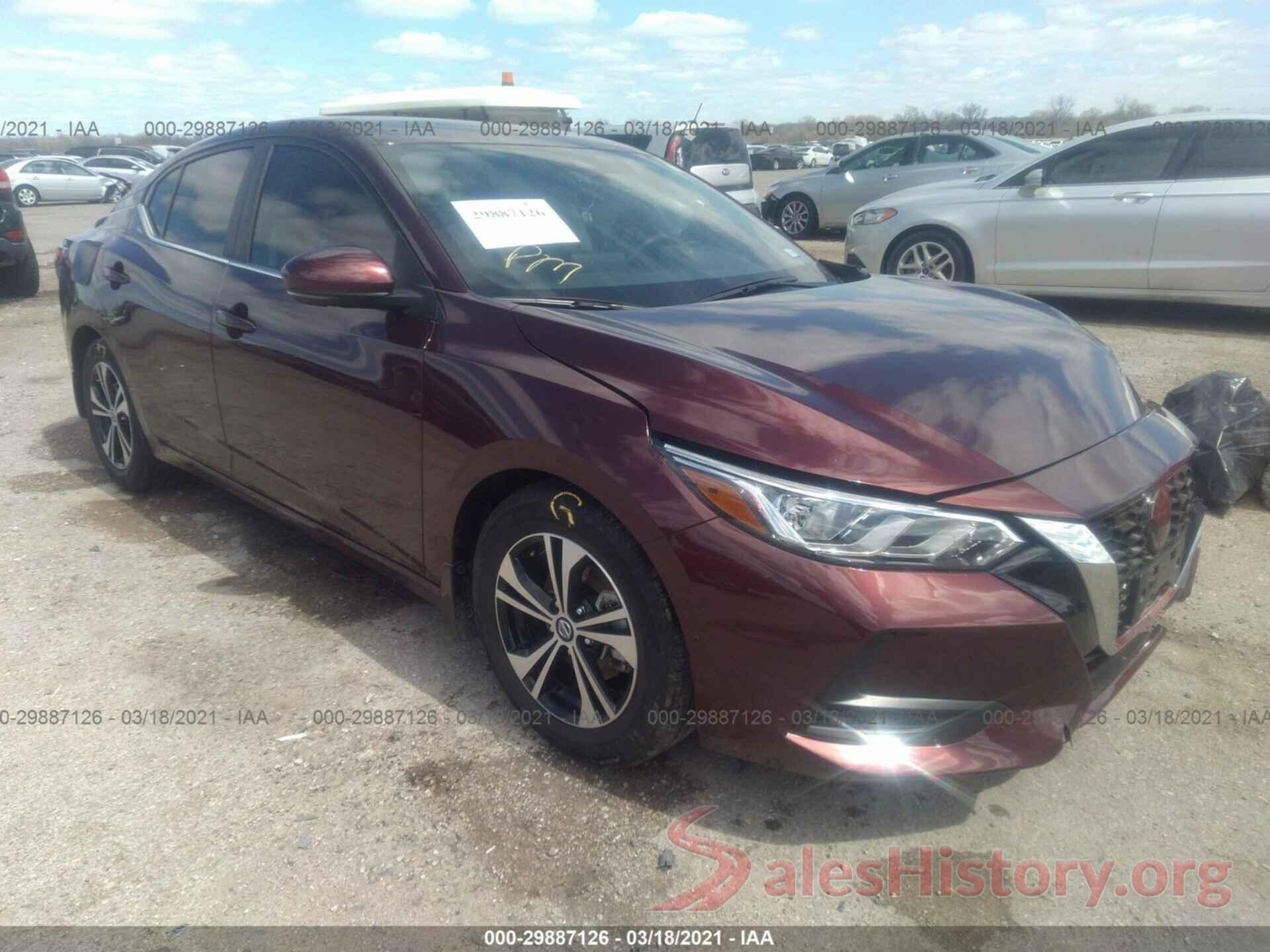 3N1AB8CV8LY224215 2020 NISSAN SENTRA