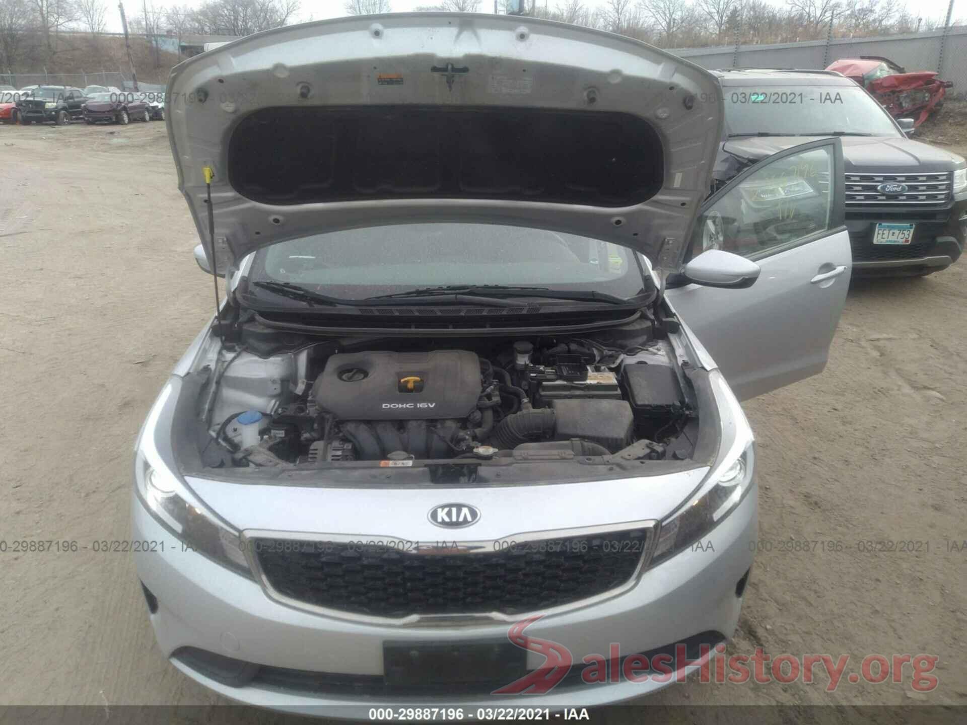 3KPFK4A73HE129165 2017 KIA FORTE