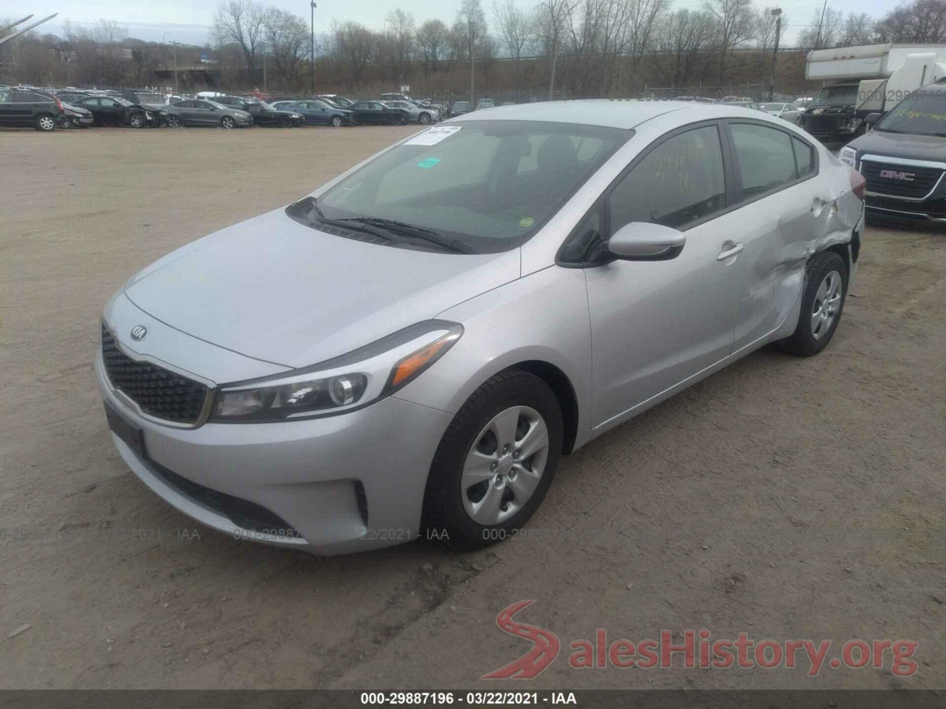 3KPFK4A73HE129165 2017 KIA FORTE