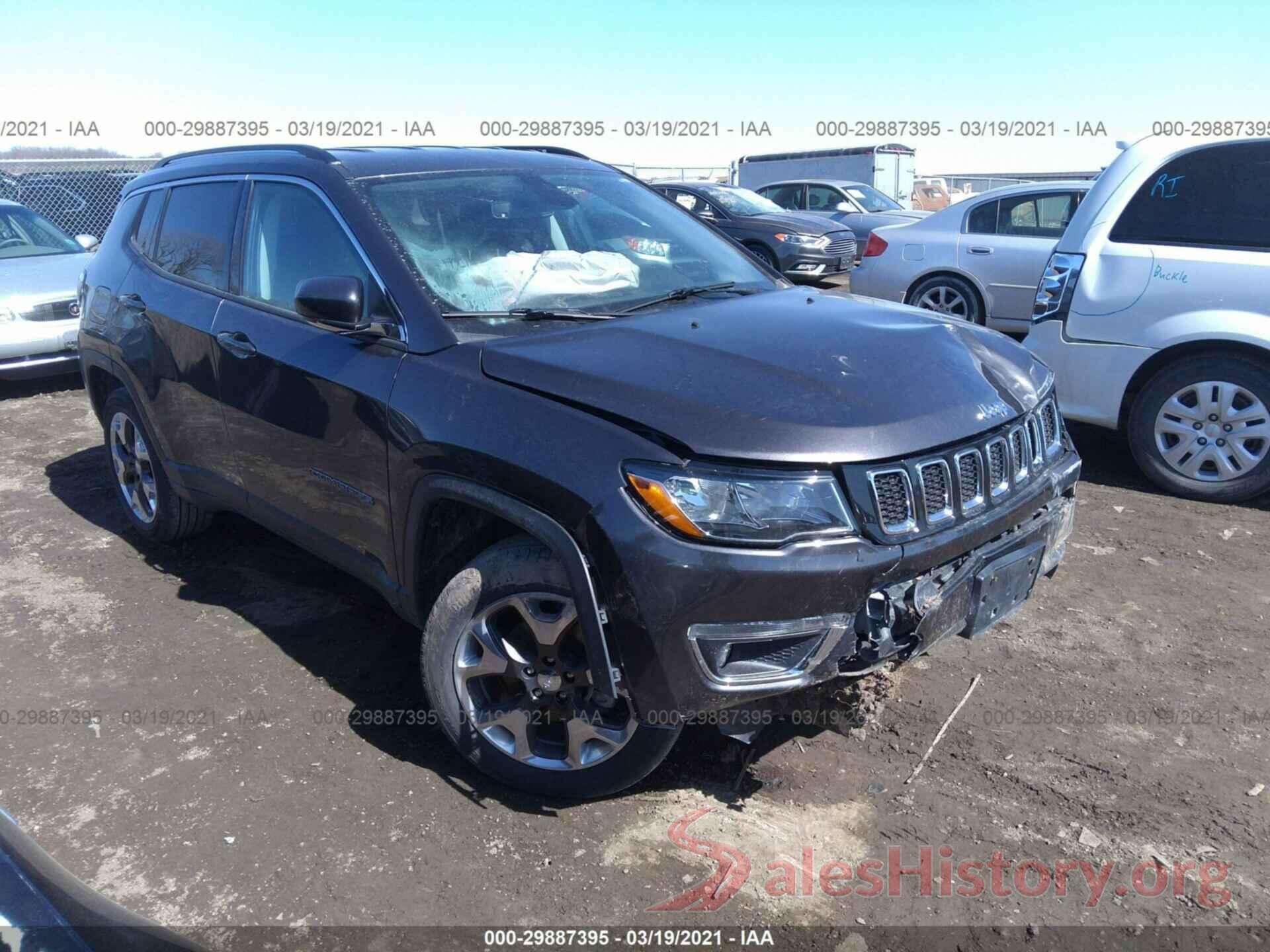 3C4NJDCB0KT620697 2019 JEEP COMPASS