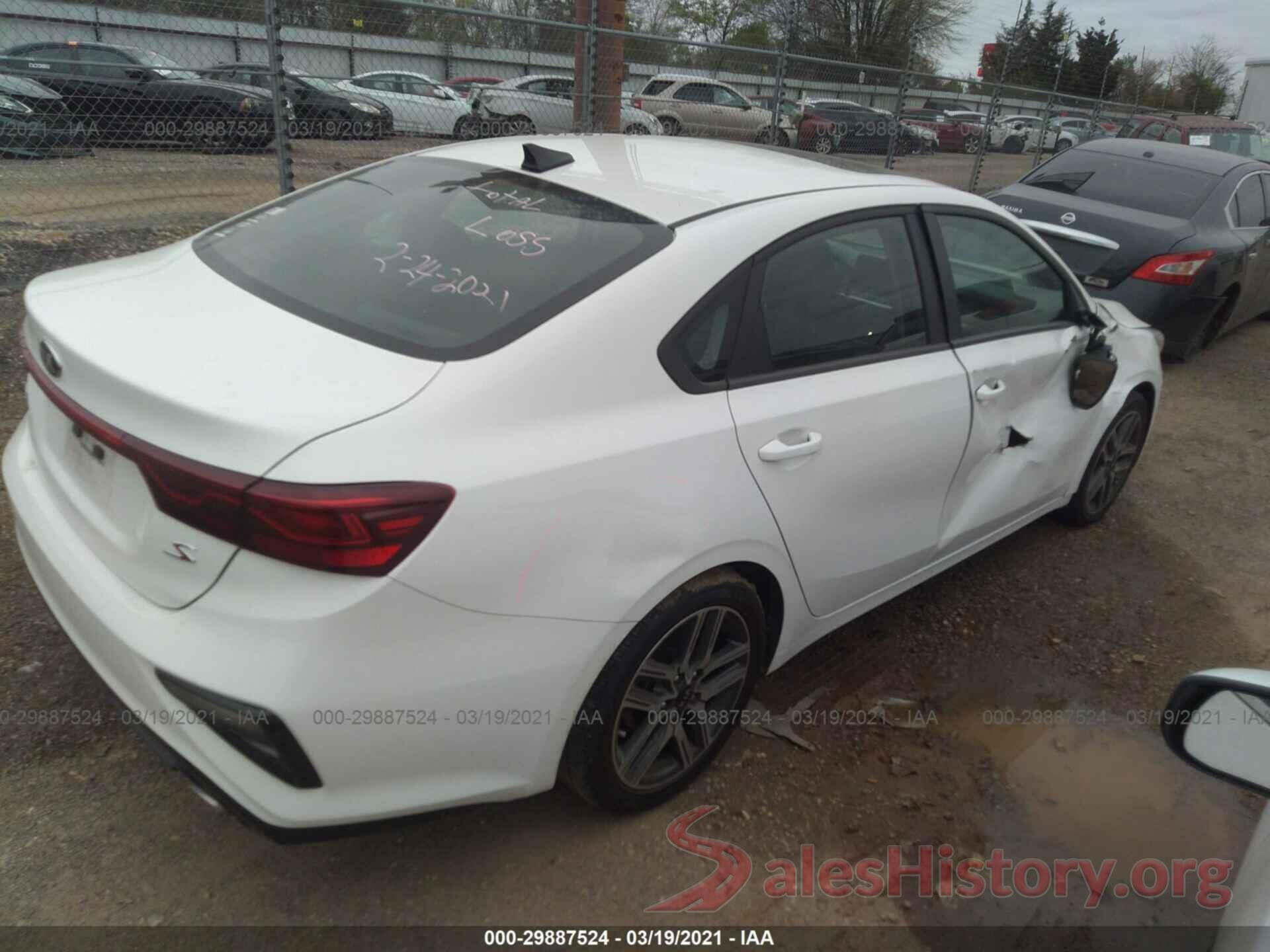 3KPF34AD0KE015103 2019 KIA FORTE