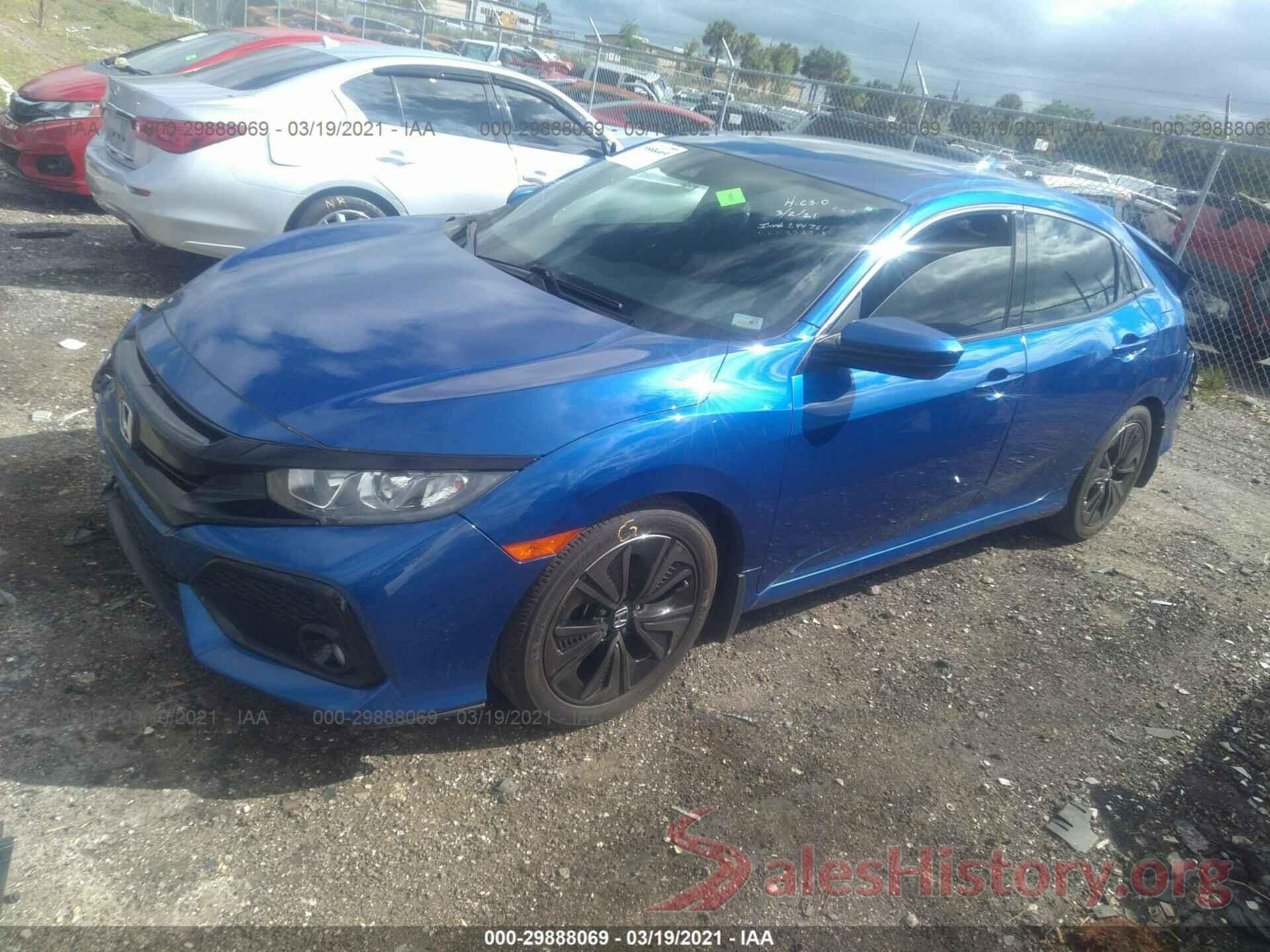 SHHFK7H89HU232213 2017 HONDA CIVIC HATCHBACK