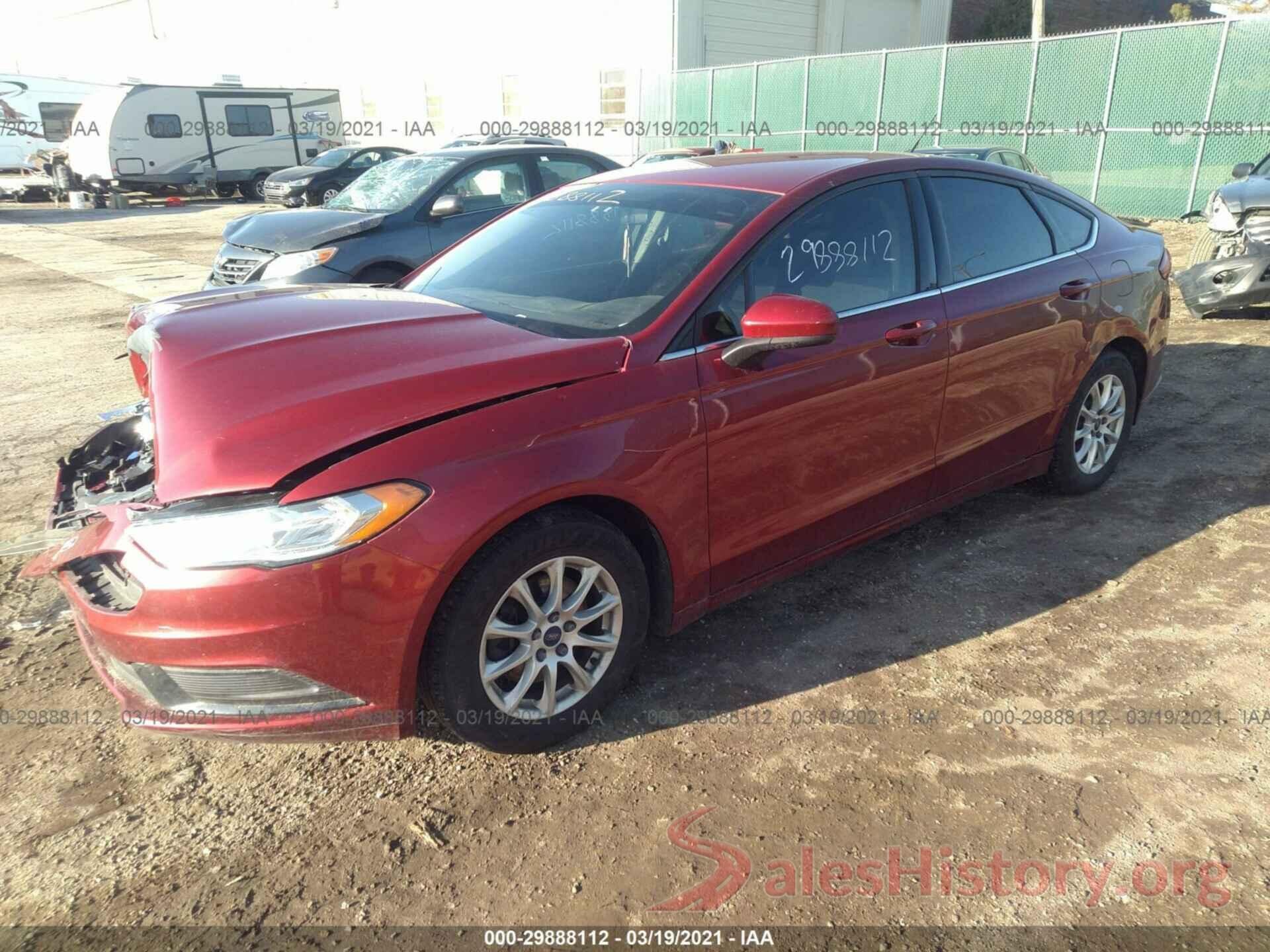 3FA6P0HD7HR108467 2017 FORD FUSION