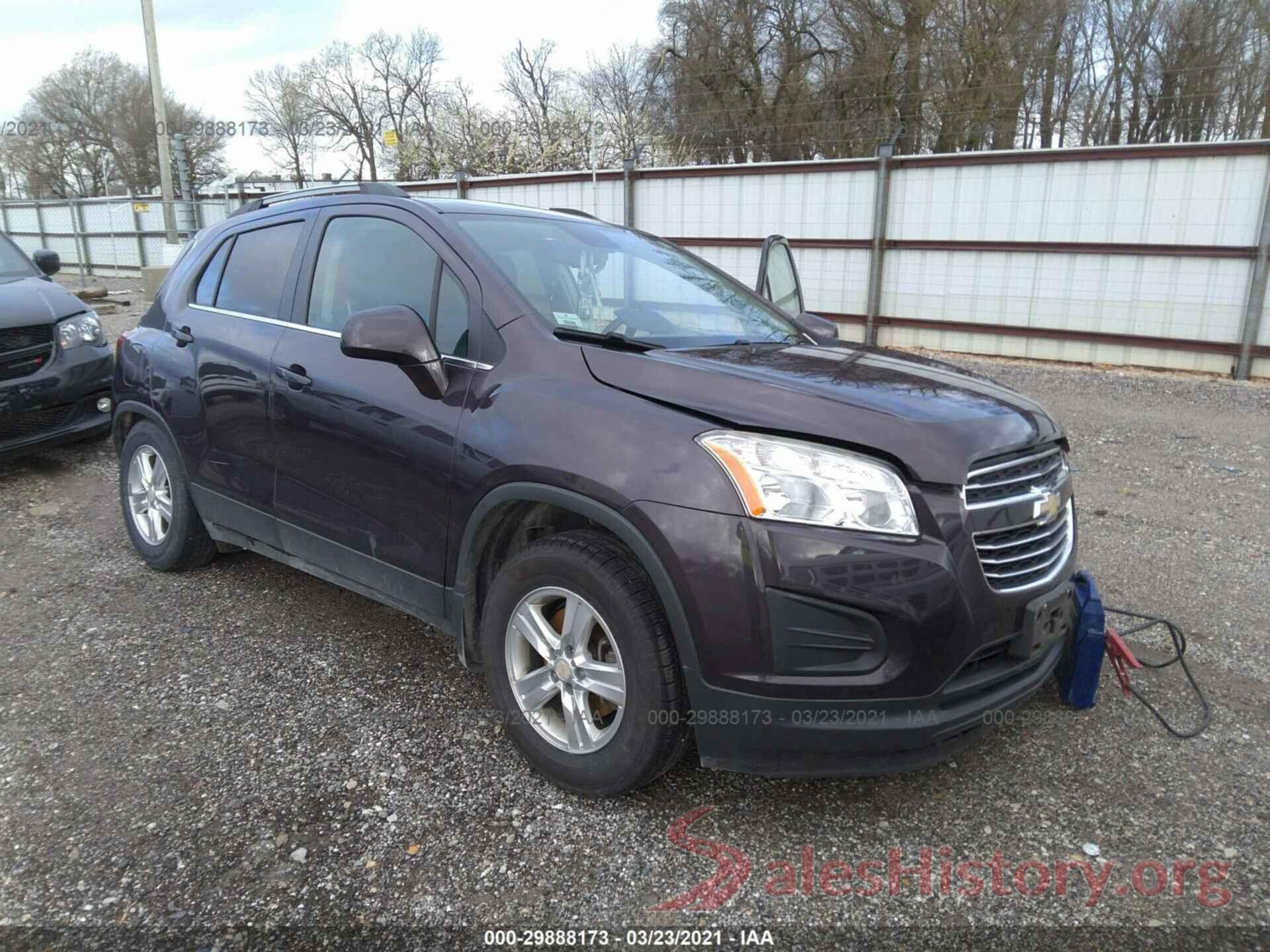 3GNCJLSB6GL129598 2016 CHEVROLET TRAX