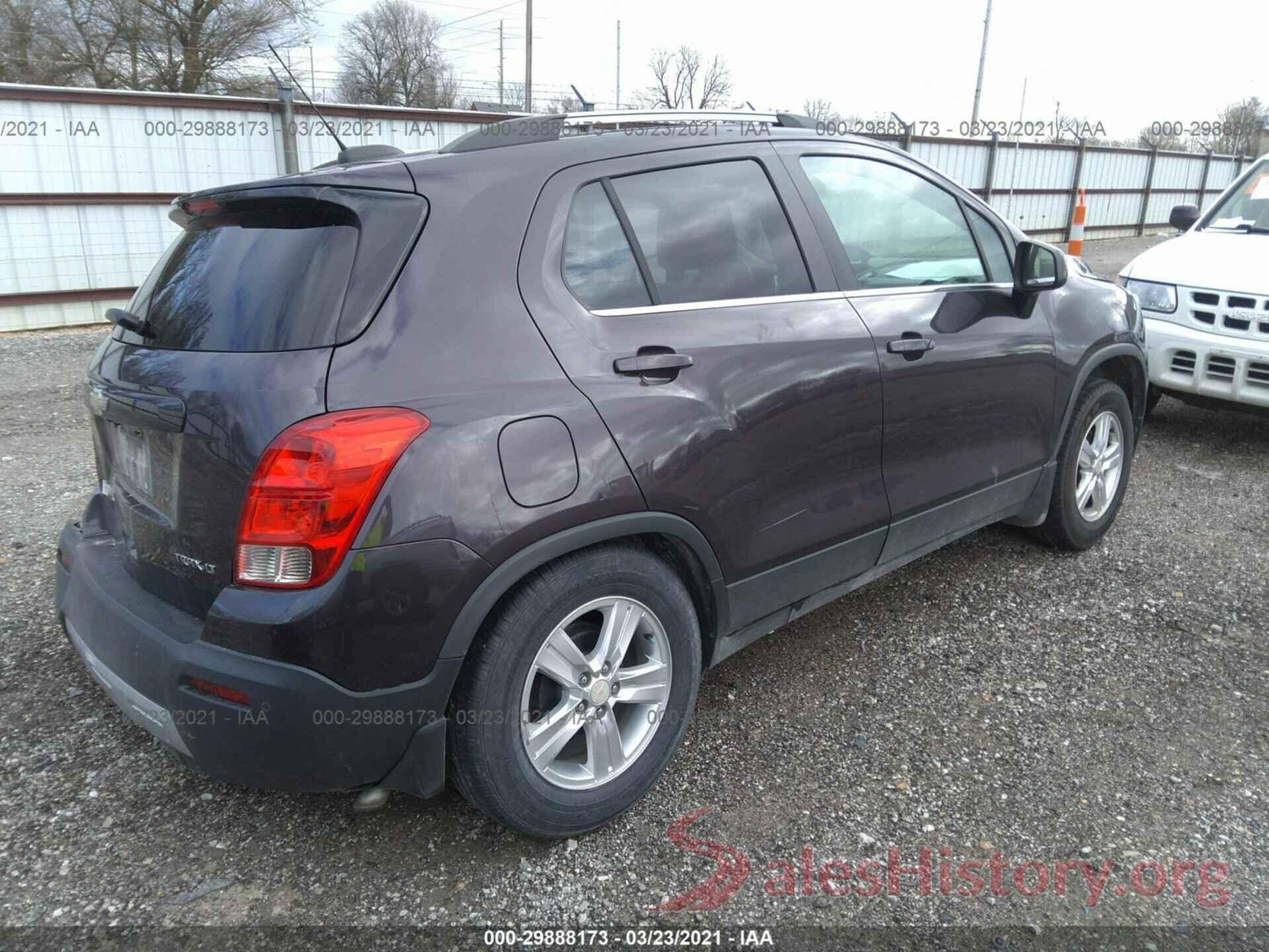 3GNCJLSB6GL129598 2016 CHEVROLET TRAX