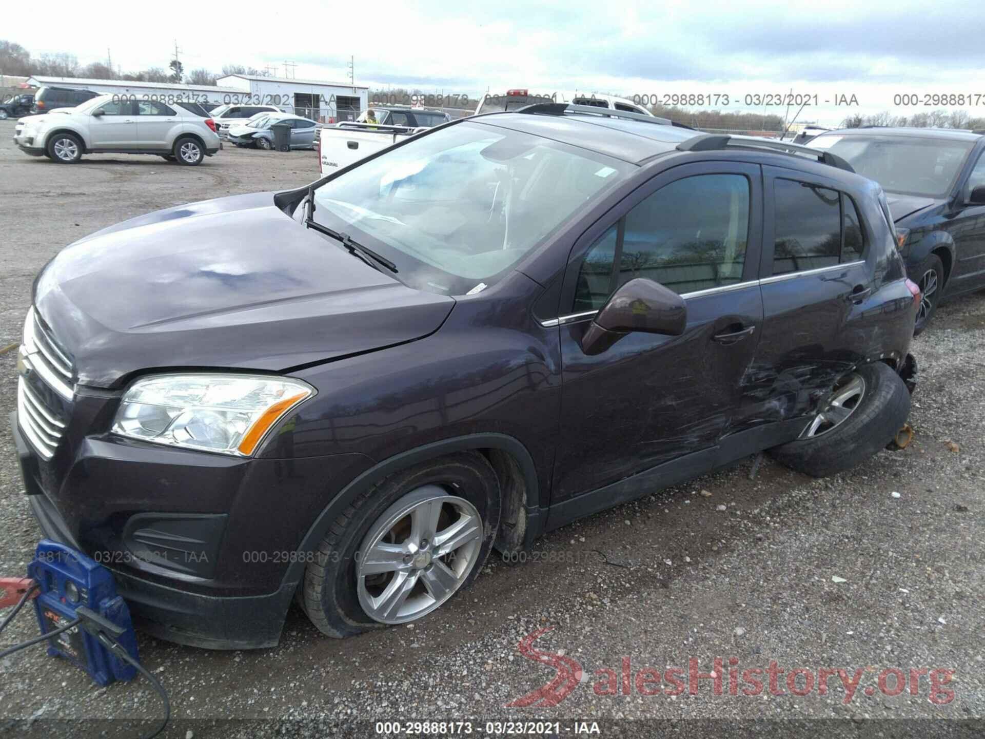 3GNCJLSB6GL129598 2016 CHEVROLET TRAX