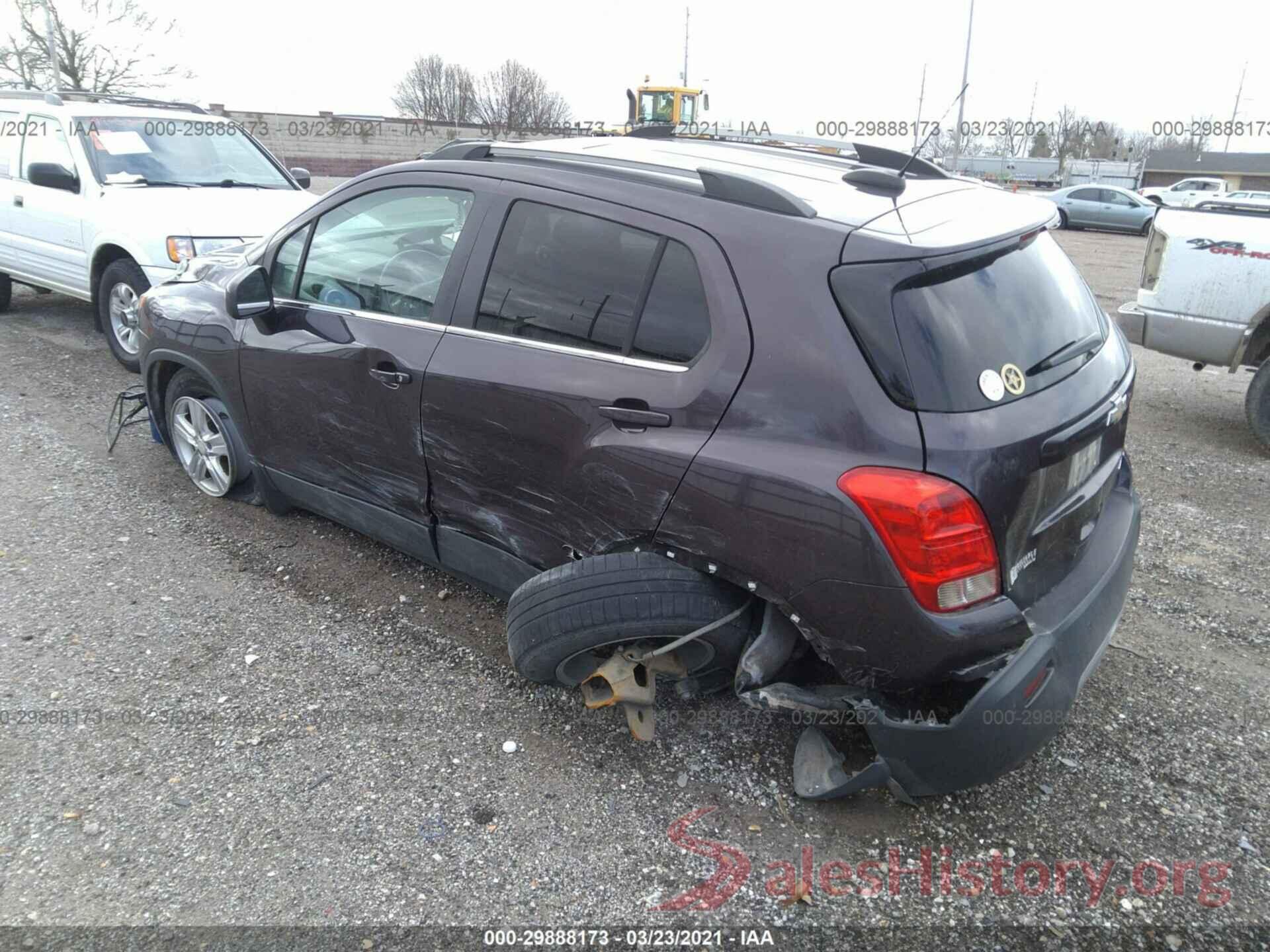 3GNCJLSB6GL129598 2016 CHEVROLET TRAX