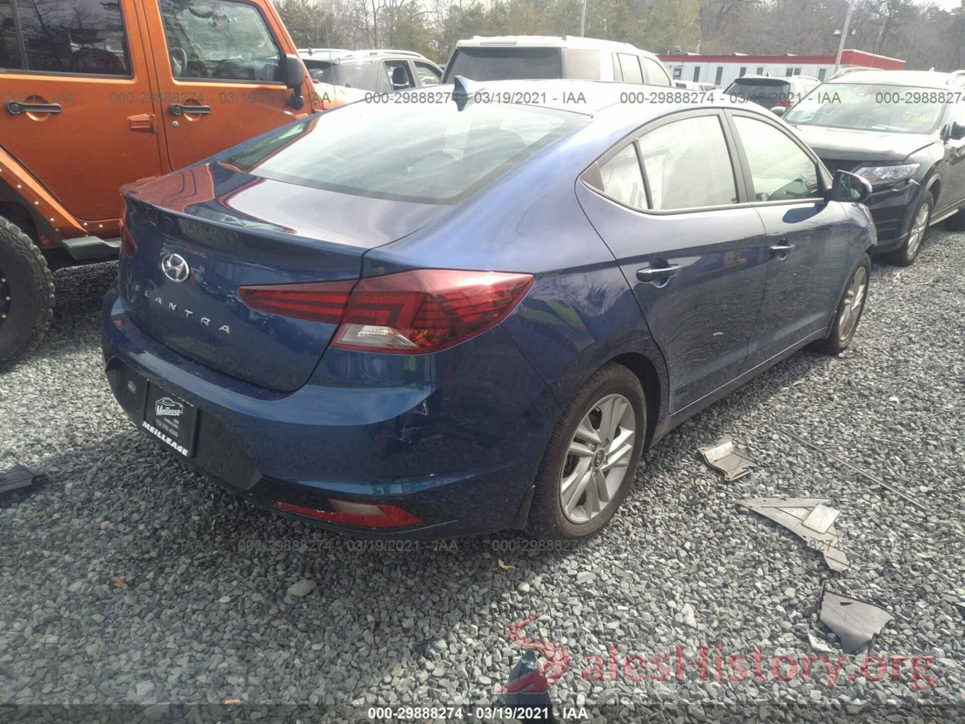 5NPD84LFXLH631119 2020 HYUNDAI ELANTRA