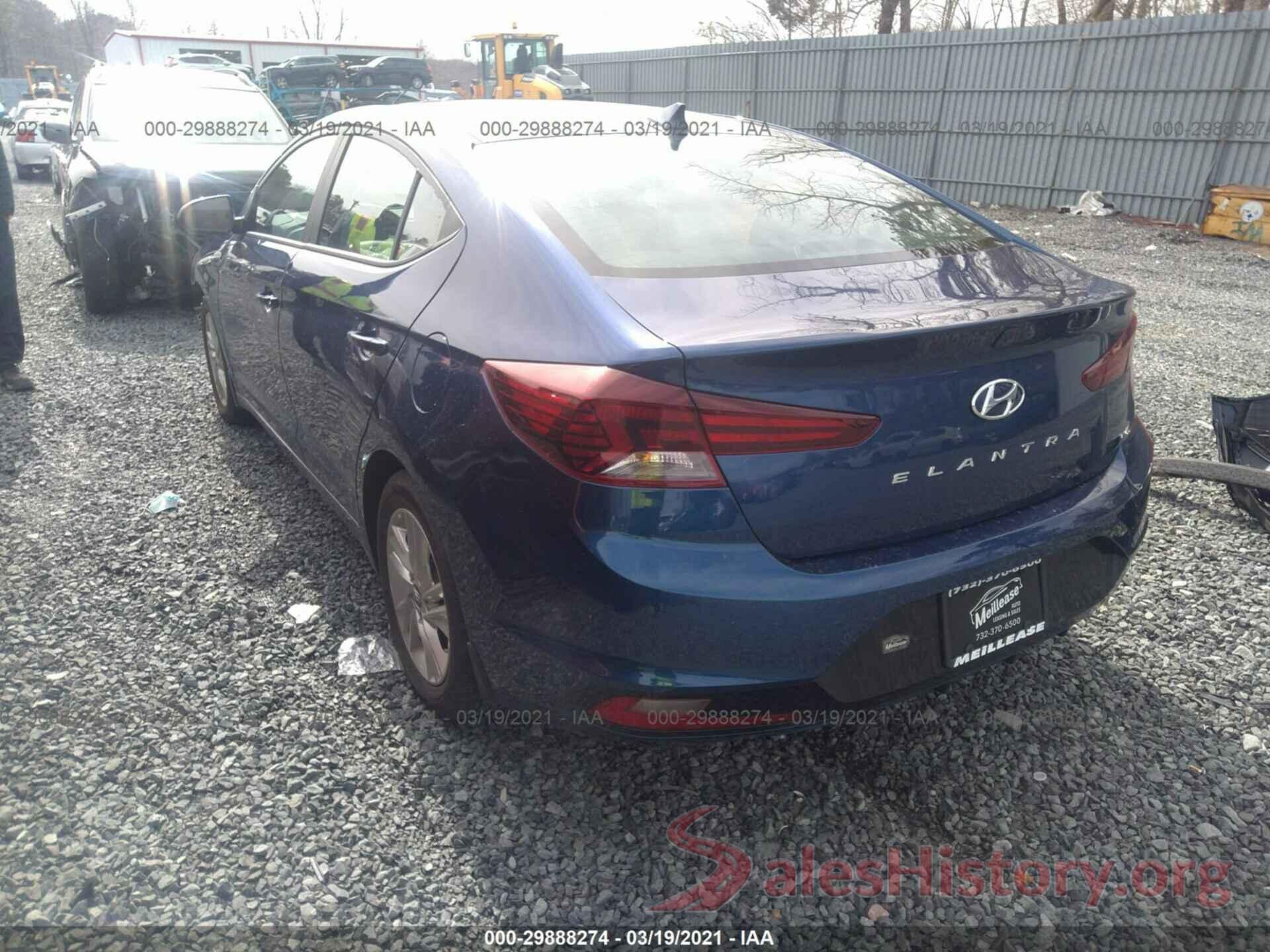 5NPD84LFXLH631119 2020 HYUNDAI ELANTRA