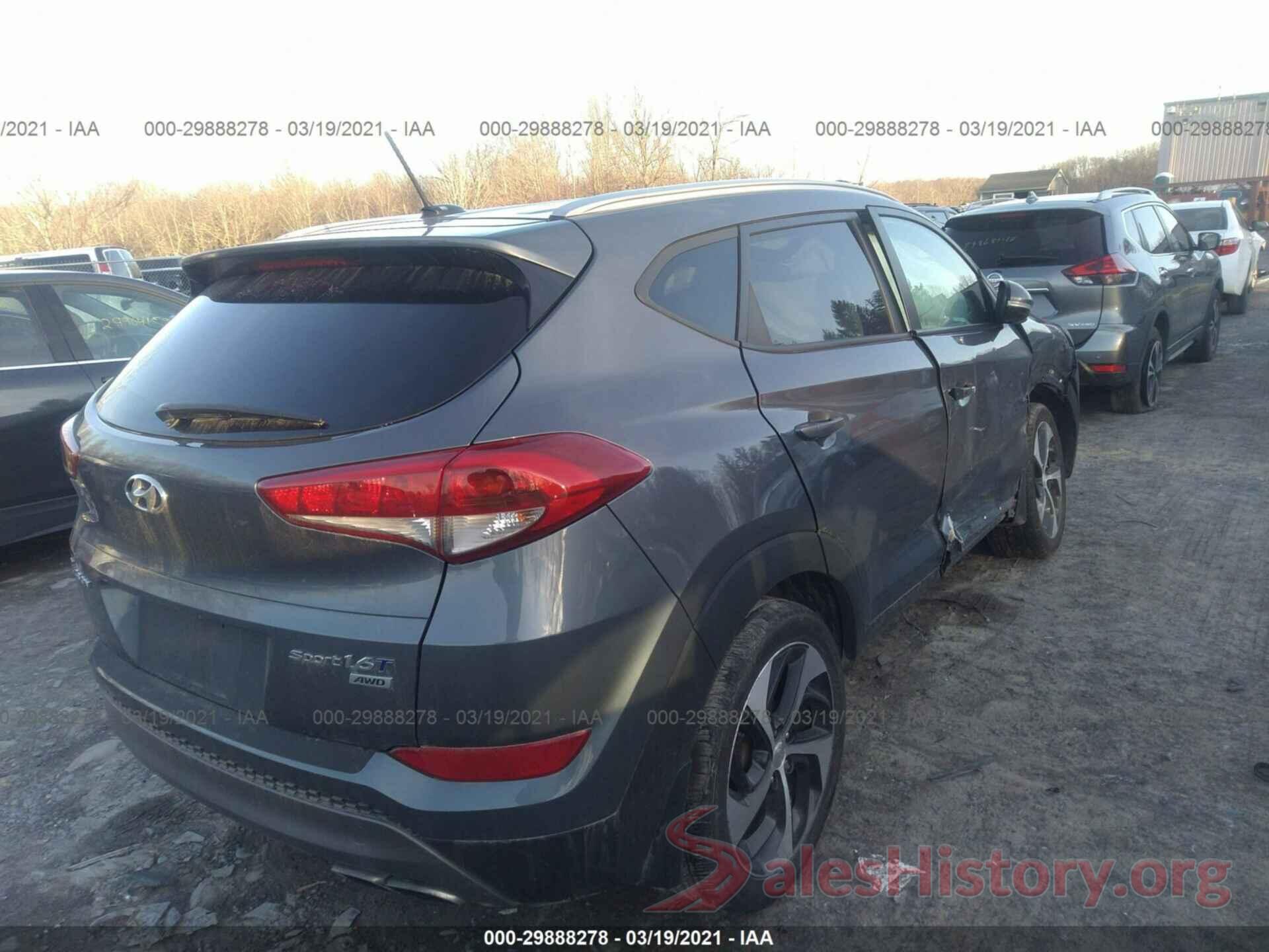 KM8J3CA22GU194509 2016 HYUNDAI TUCSON