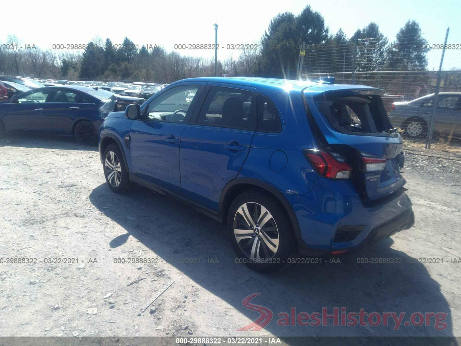 JA4AP3AU4LU008712 2020 MITSUBISHI OUTLANDER SPORT