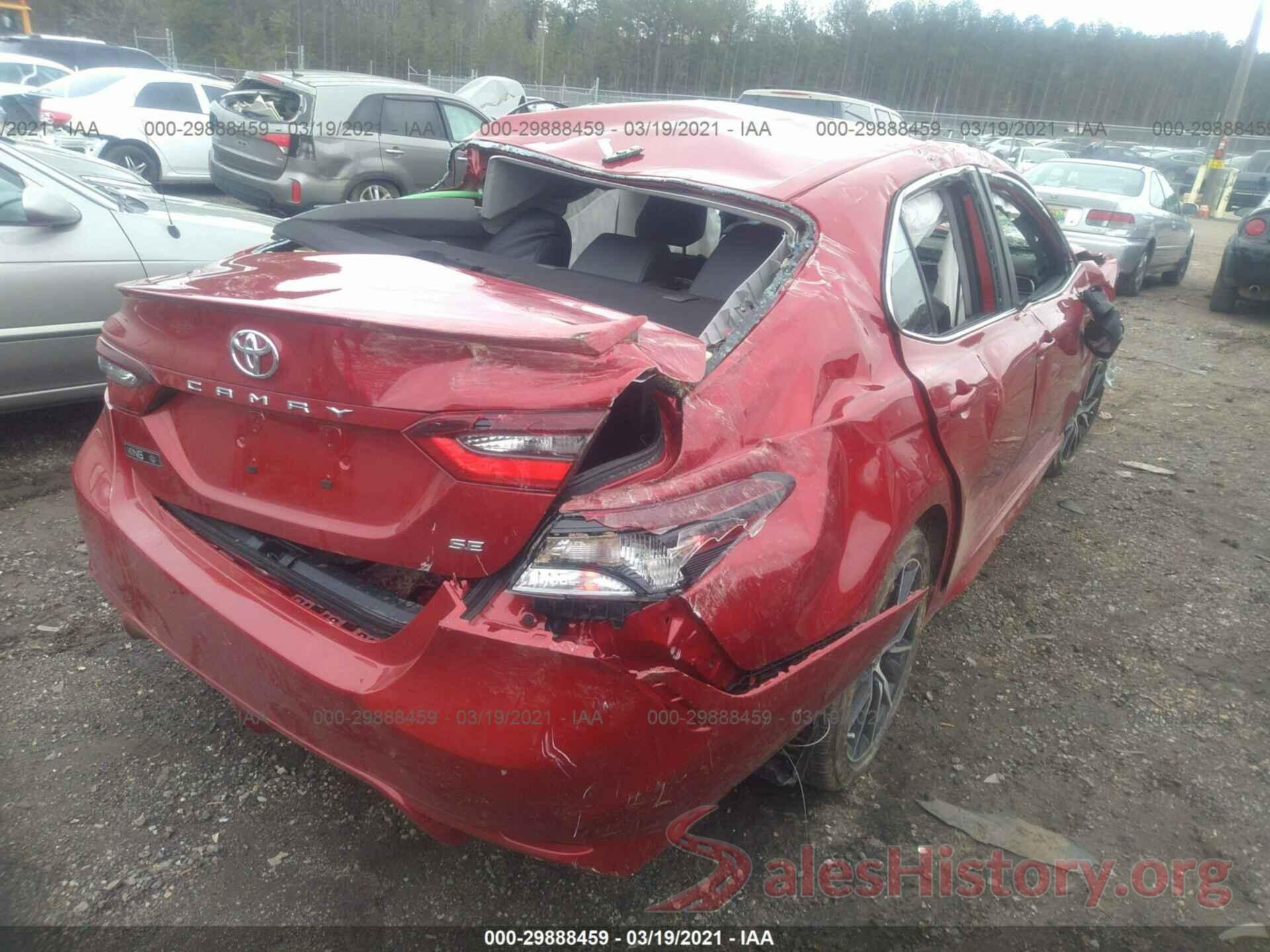 4T1T11AK0MU423011 2021 TOYOTA CAMRY