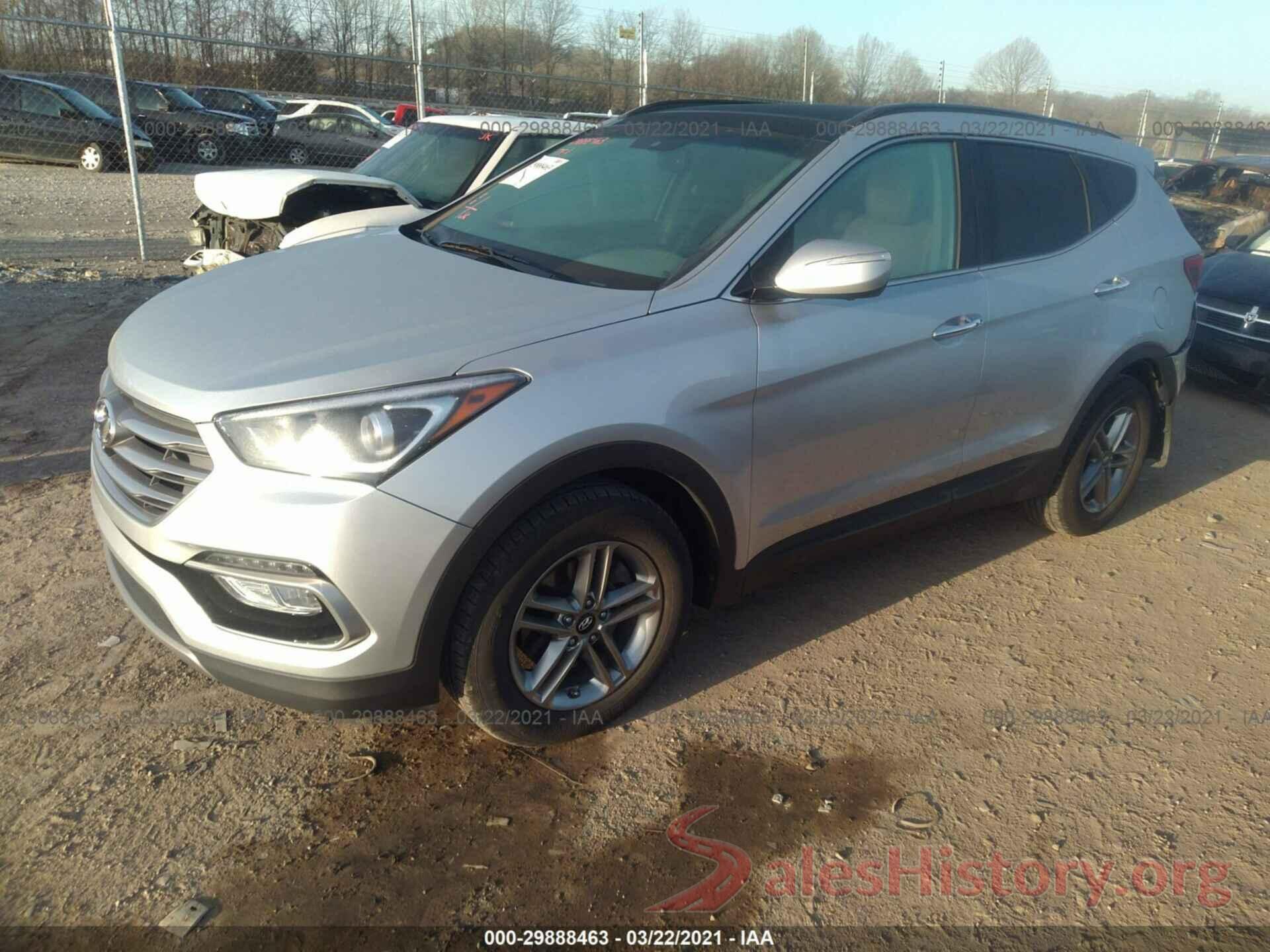 5XYZUDLB3HG490875 2017 HYUNDAI SANTA FE SPORT