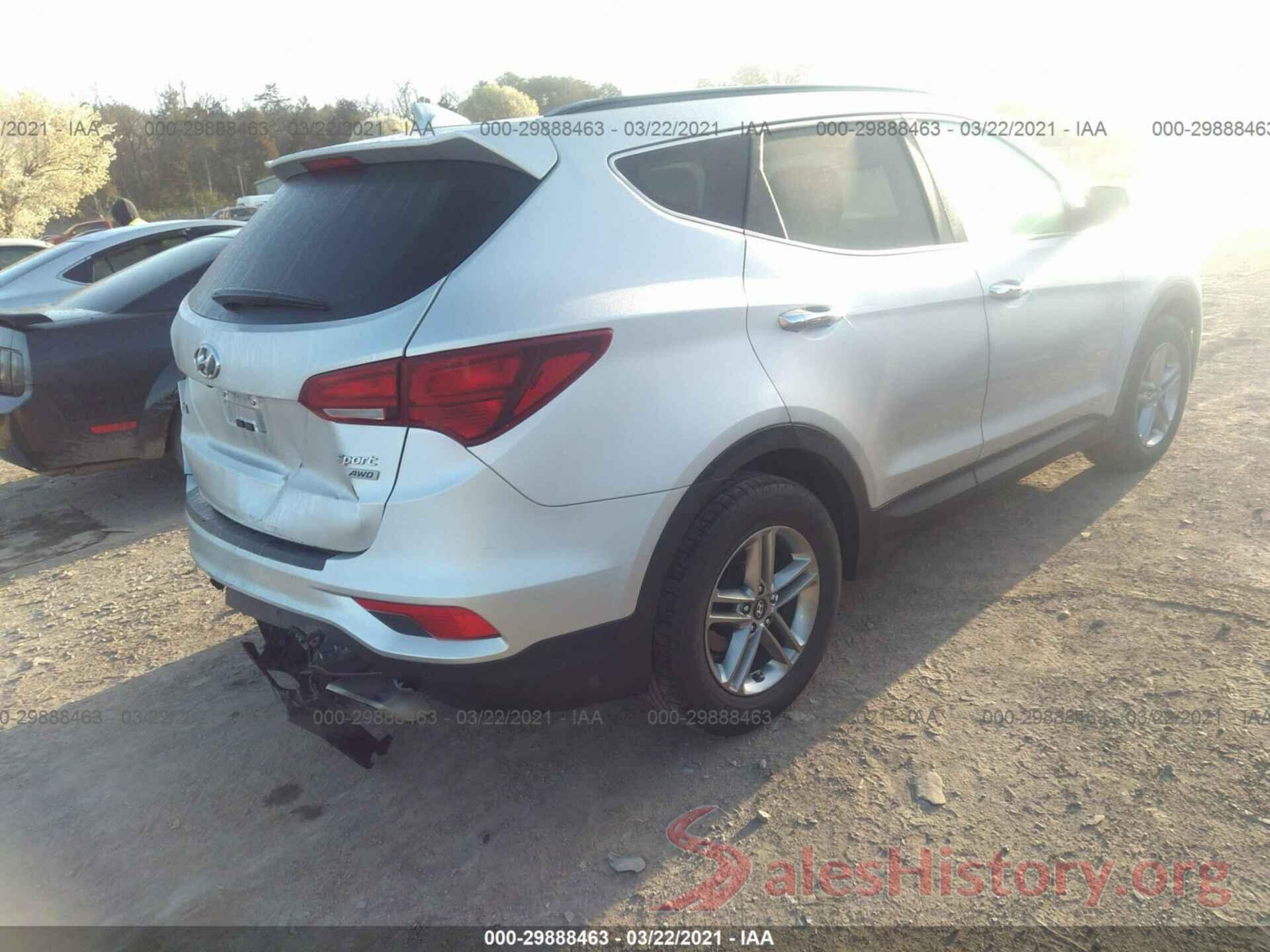 5XYZUDLB3HG490875 2017 HYUNDAI SANTA FE SPORT