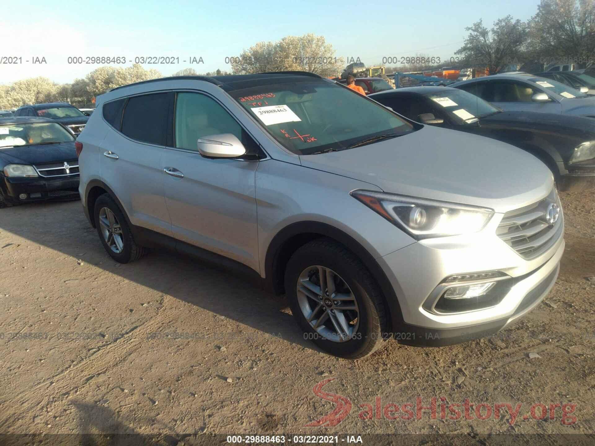 5XYZUDLB3HG490875 2017 HYUNDAI SANTA FE SPORT