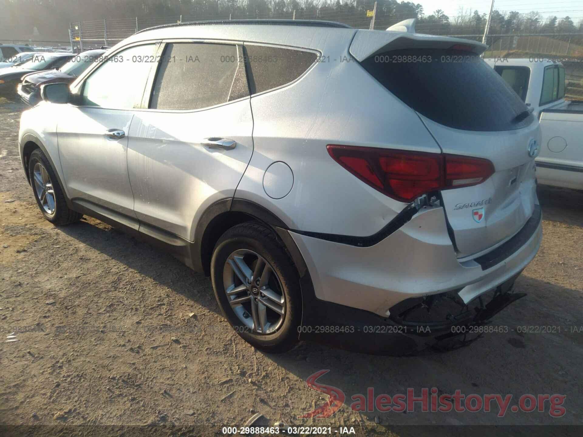 5XYZUDLB3HG490875 2017 HYUNDAI SANTA FE SPORT