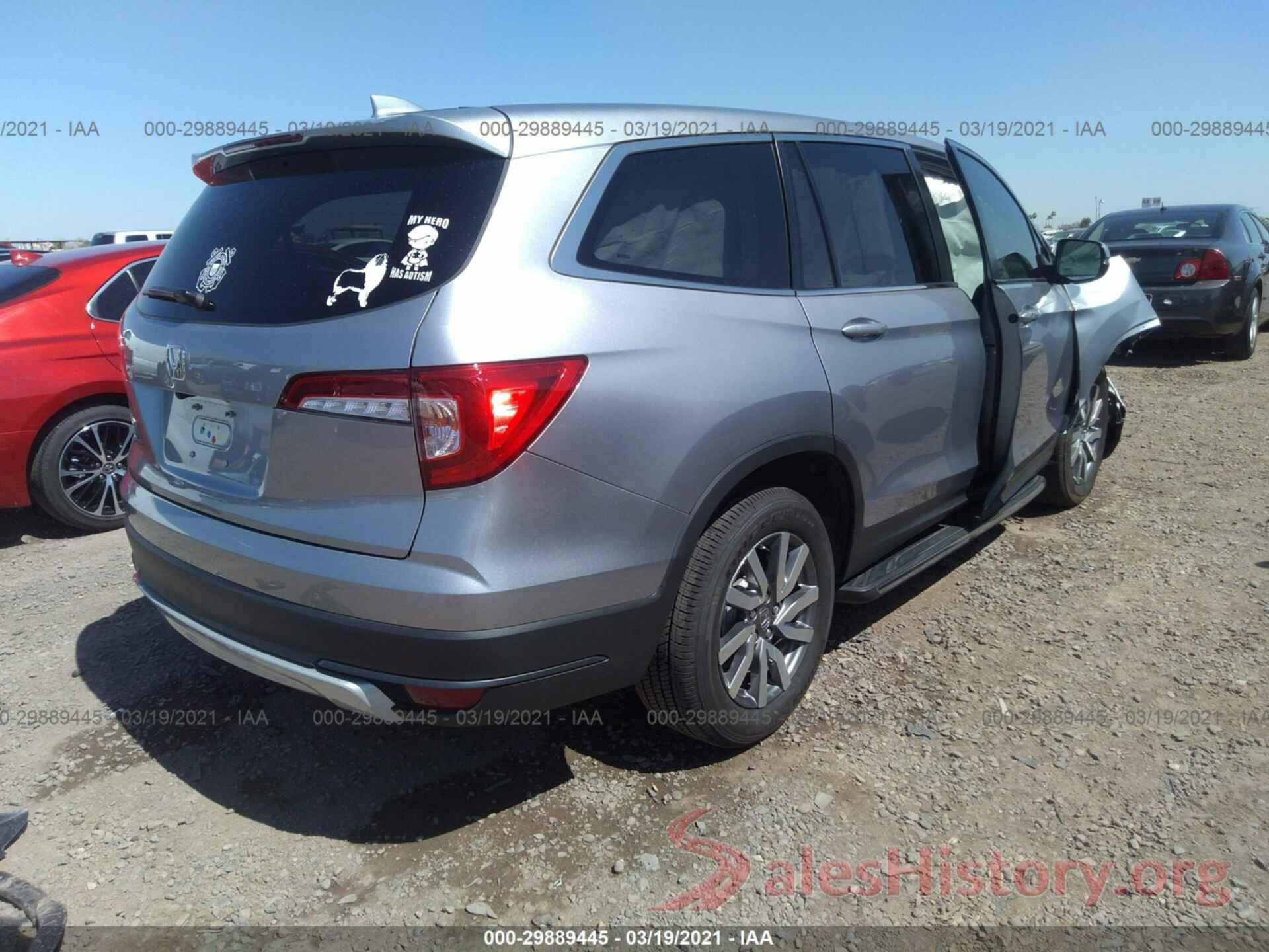 5FNYF5H53KB041936 2019 HONDA PILOT