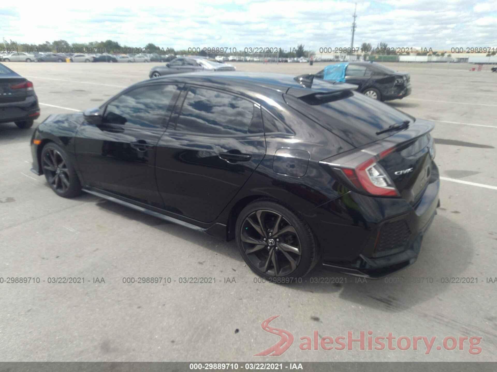 SHHFK7H91JU226176 2018 HONDA CIVIC HATCHBACK