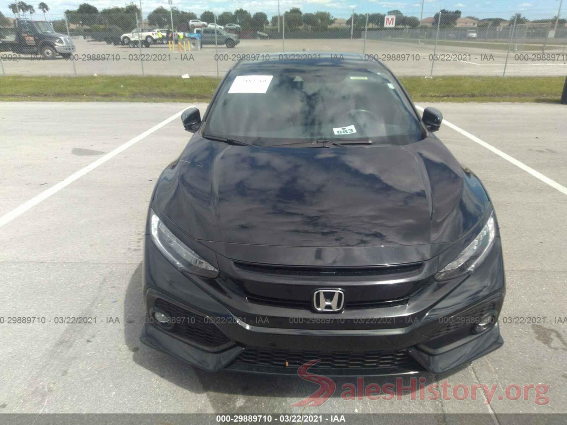 SHHFK7H91JU226176 2018 HONDA CIVIC HATCHBACK