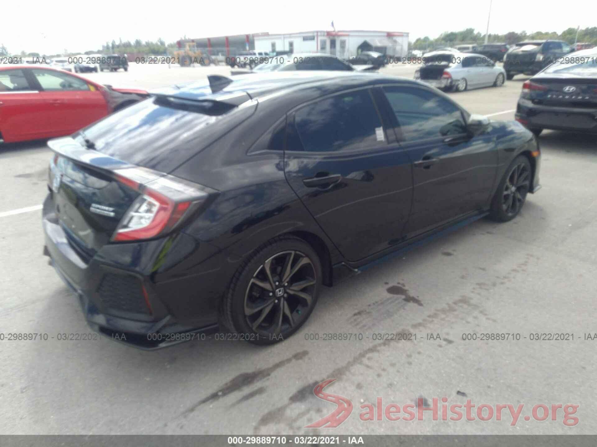 SHHFK7H91JU226176 2018 HONDA CIVIC HATCHBACK