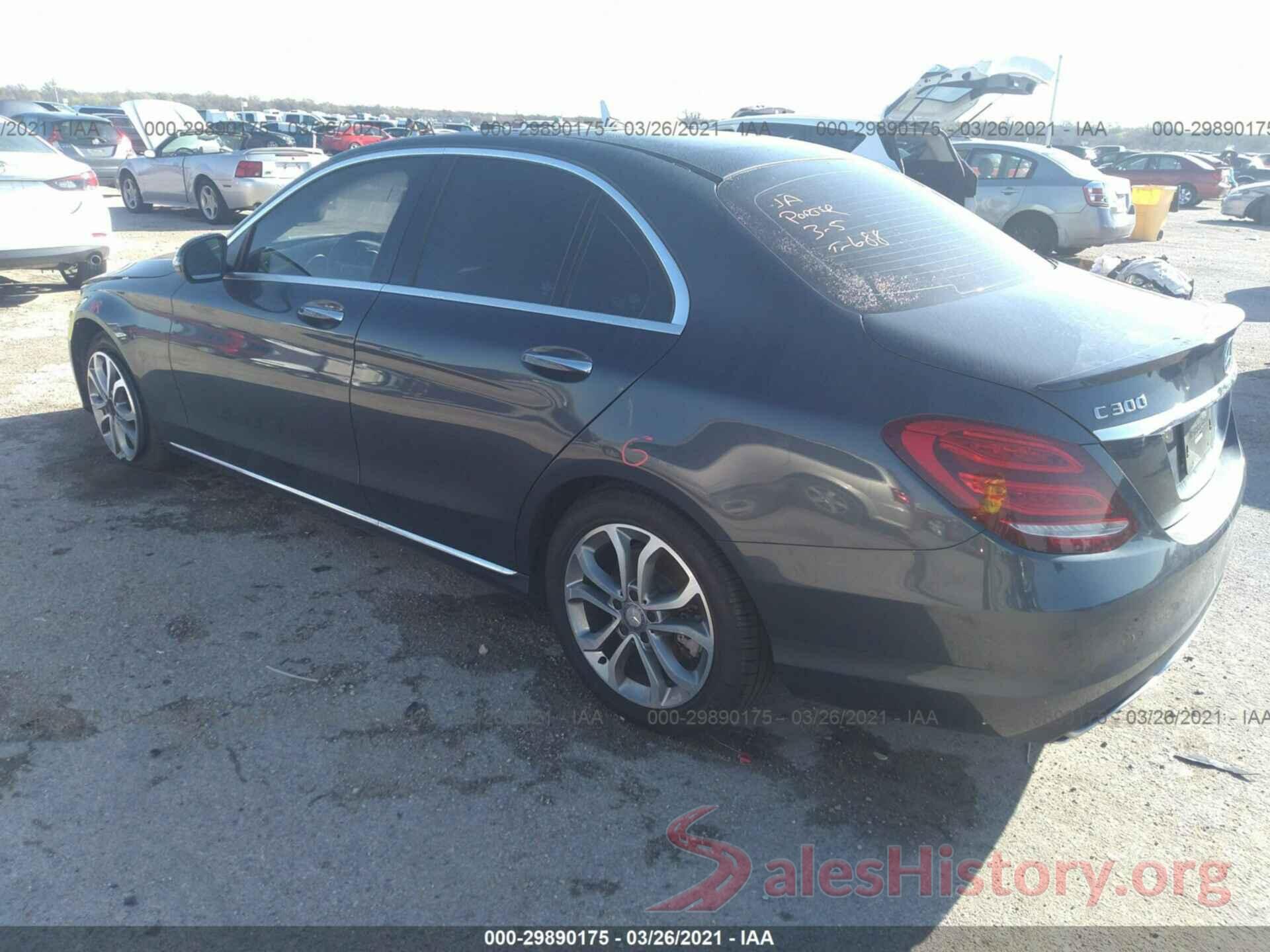 55SWF4JB3GU105156 2016 MERCEDES-BENZ C-CLASS