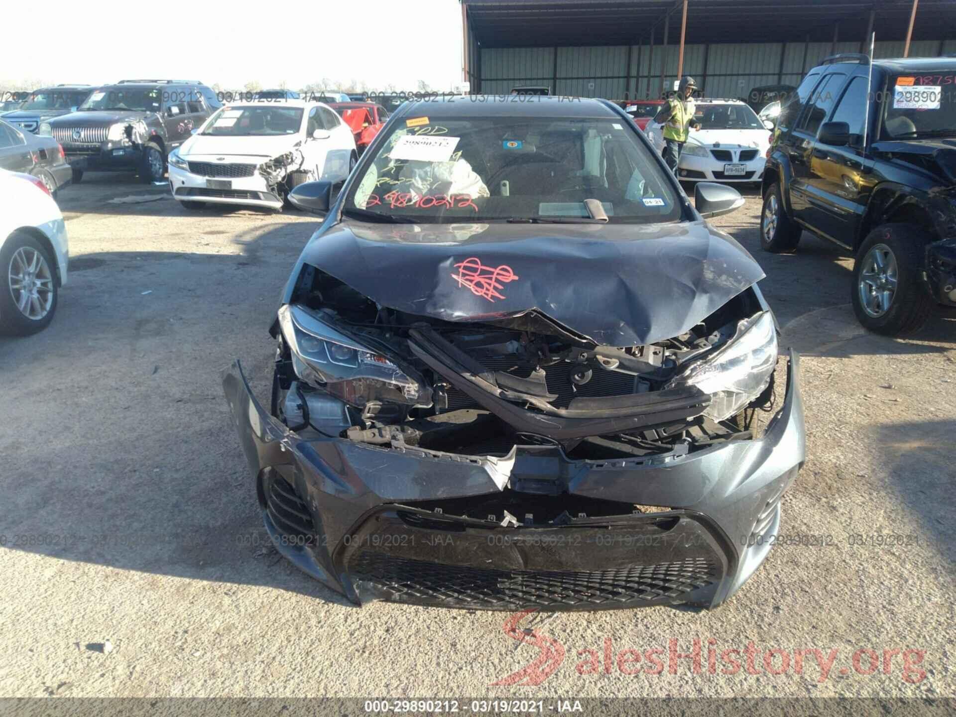 2T1BURHE8KC217354 2019 TOYOTA COROLLA