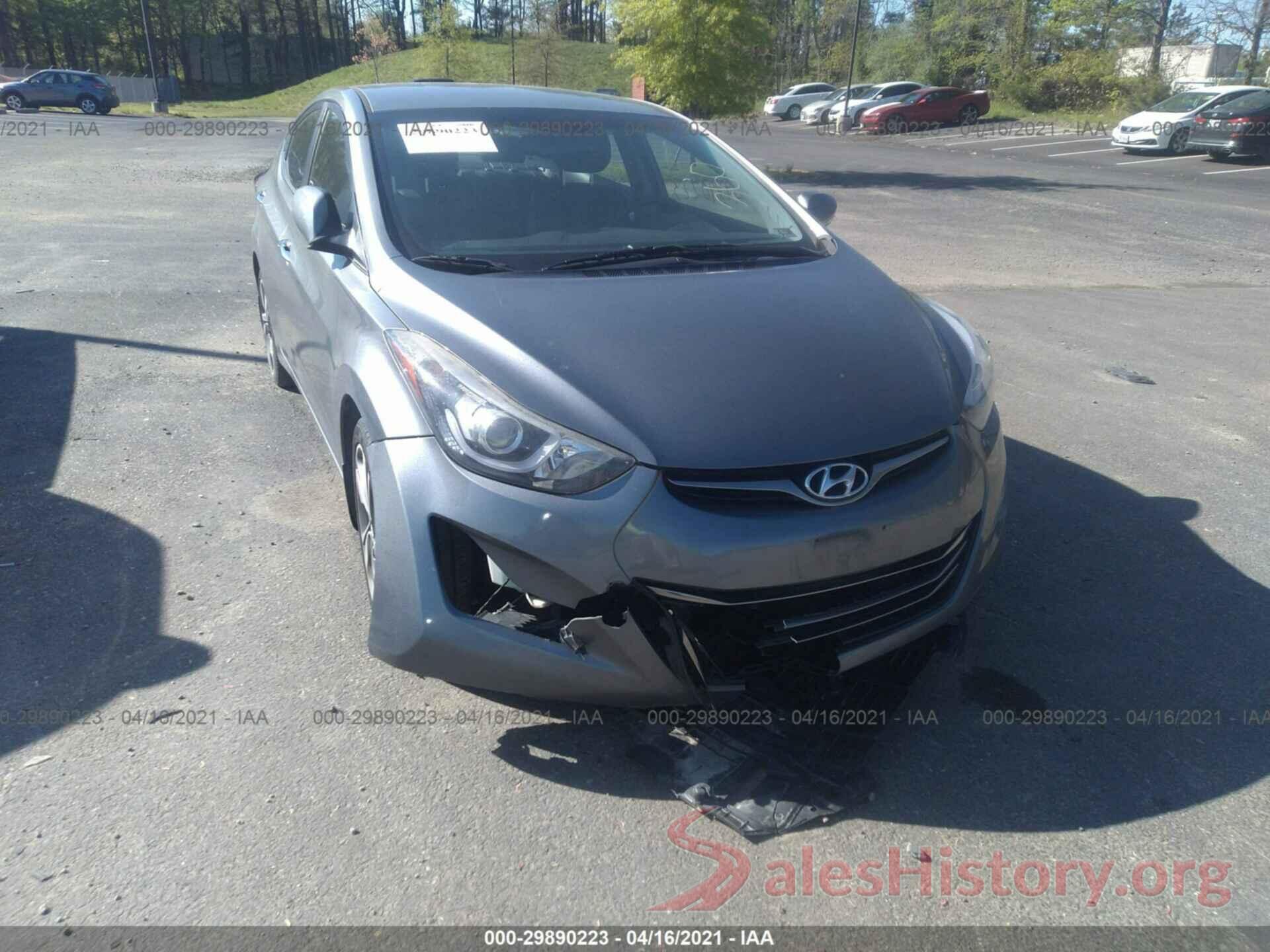 KMHDH4AE8GU586716 2016 HYUNDAI ELANTRA