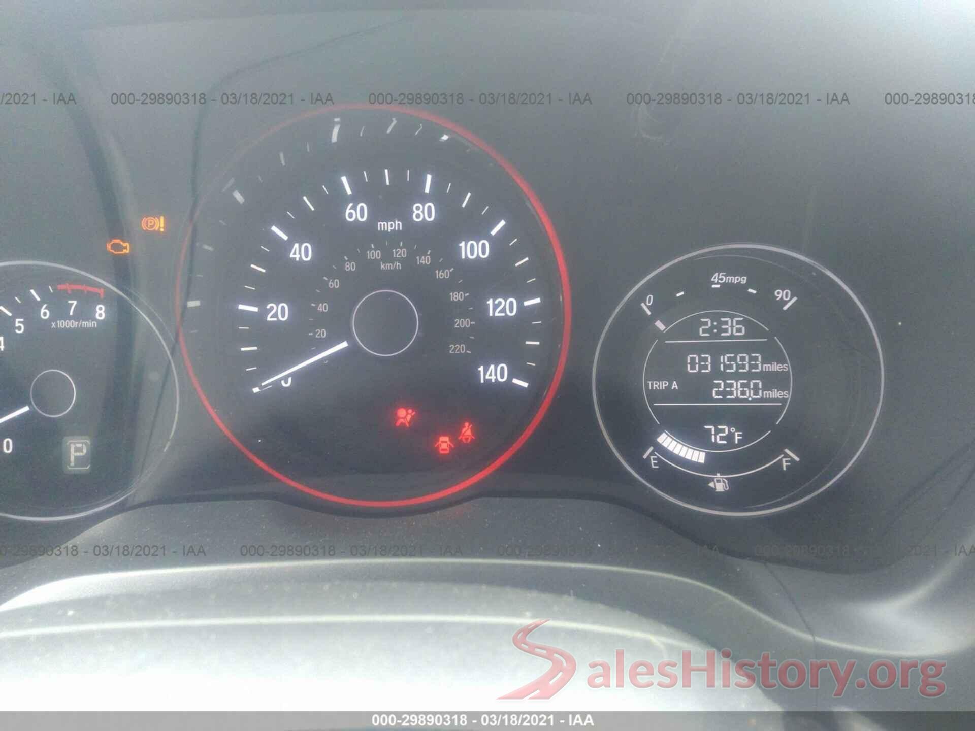 3CZRU5H36HG701442 2017 HONDA HR-V