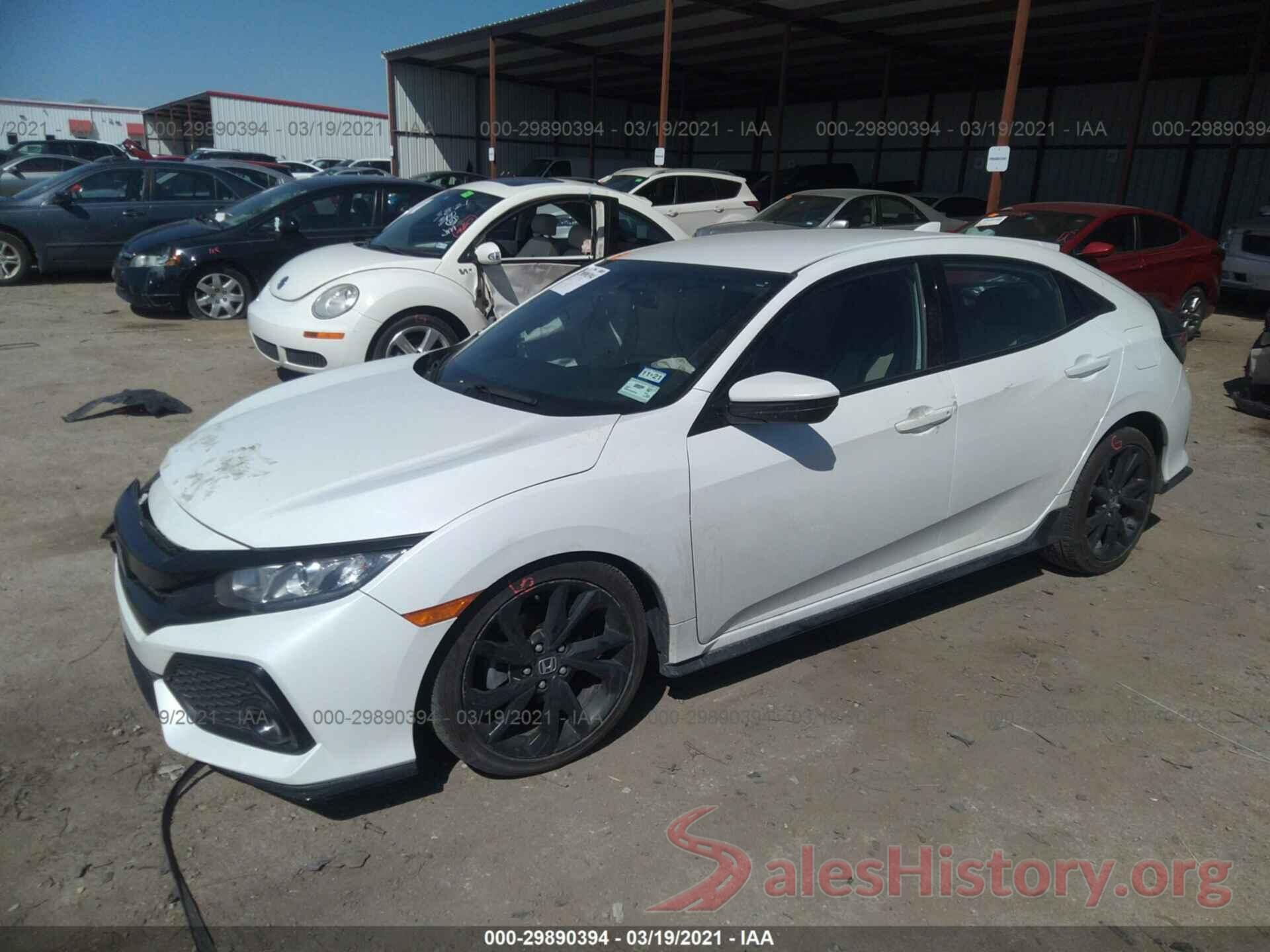 SHHFK7H46HU203796 2017 HONDA CIVIC HATCHBACK