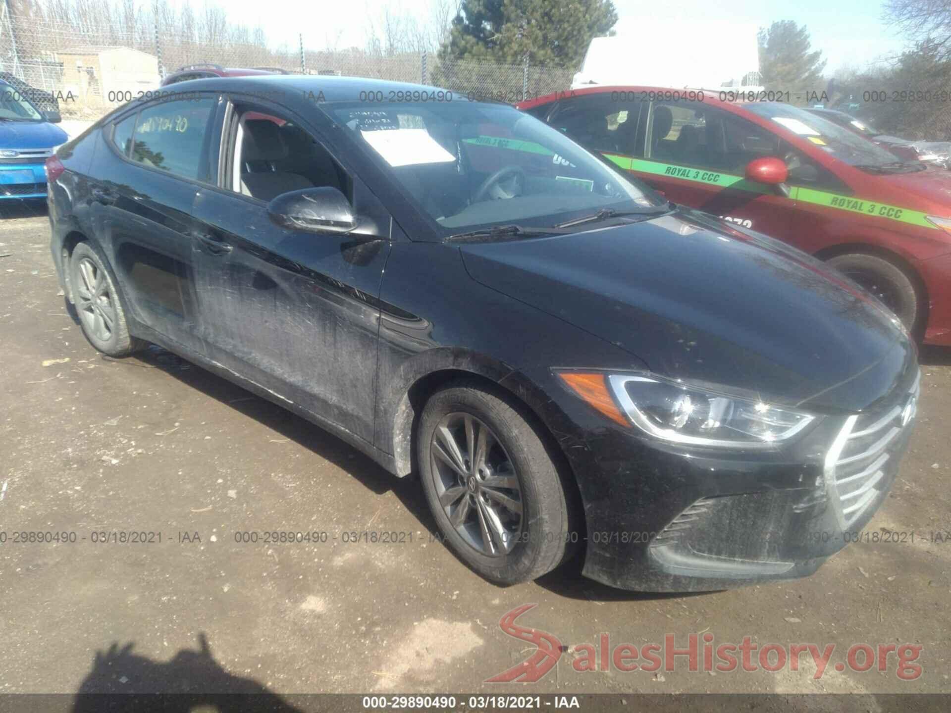 5NPD84LF7JH365121 2018 HYUNDAI ELANTRA