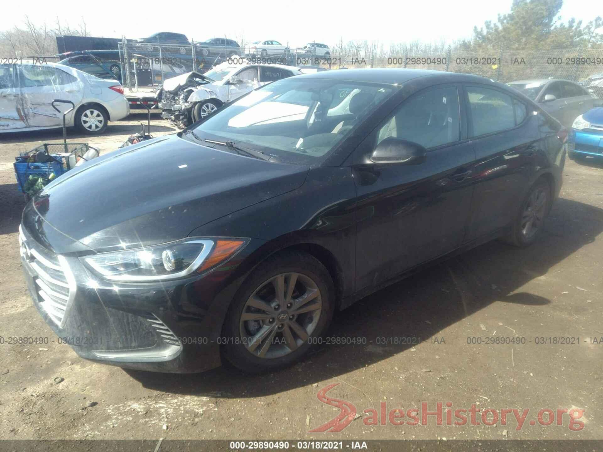 5NPD84LF7JH365121 2018 HYUNDAI ELANTRA