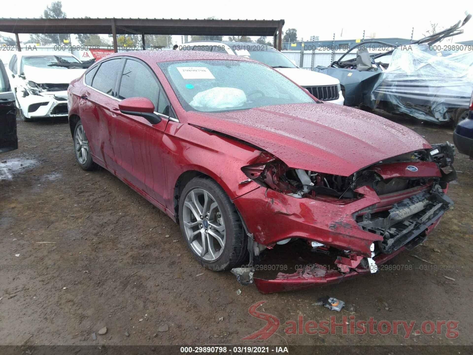 3FA6P0HD3HR343643 2017 FORD FUSION