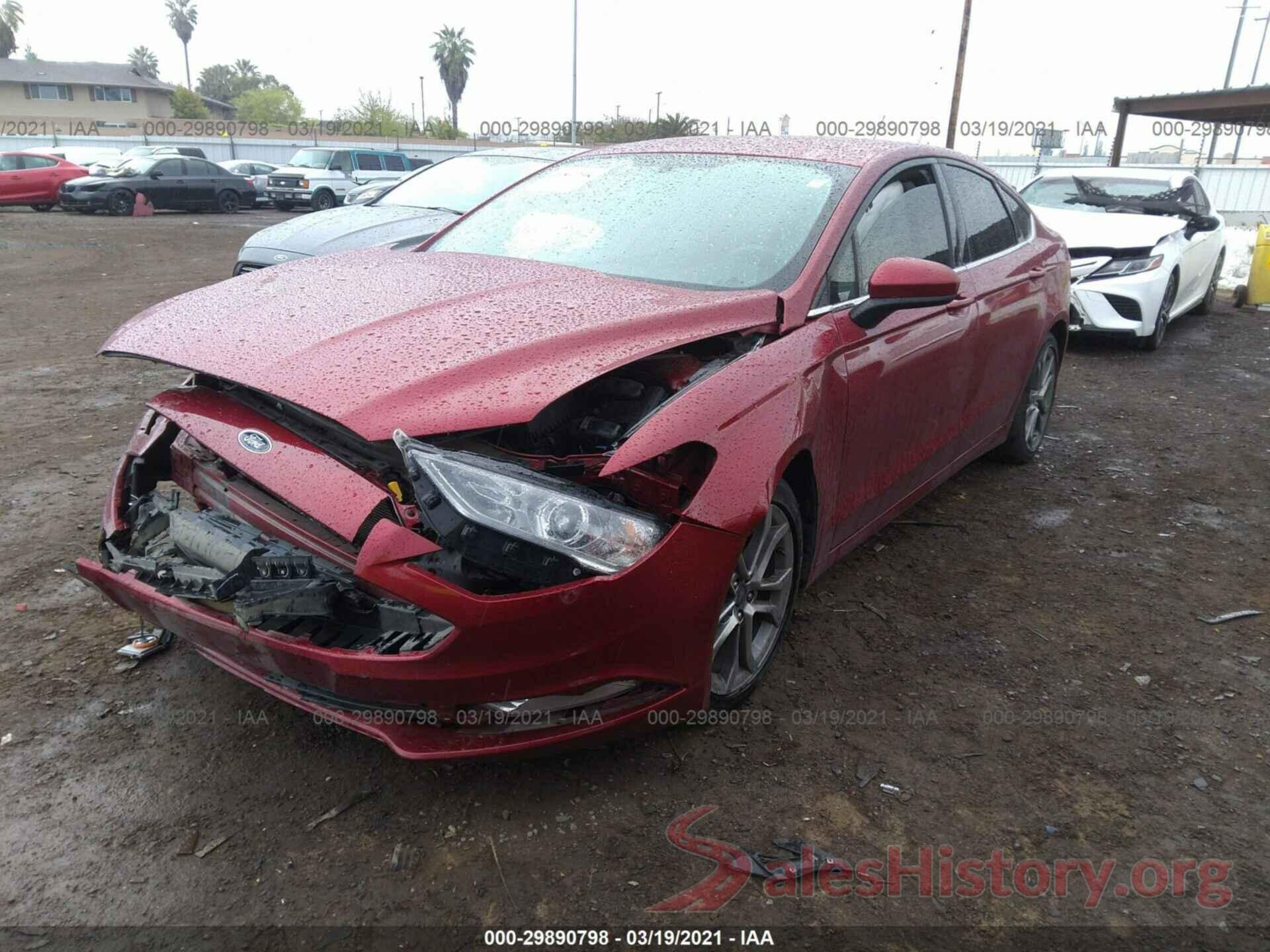 3FA6P0HD3HR343643 2017 FORD FUSION