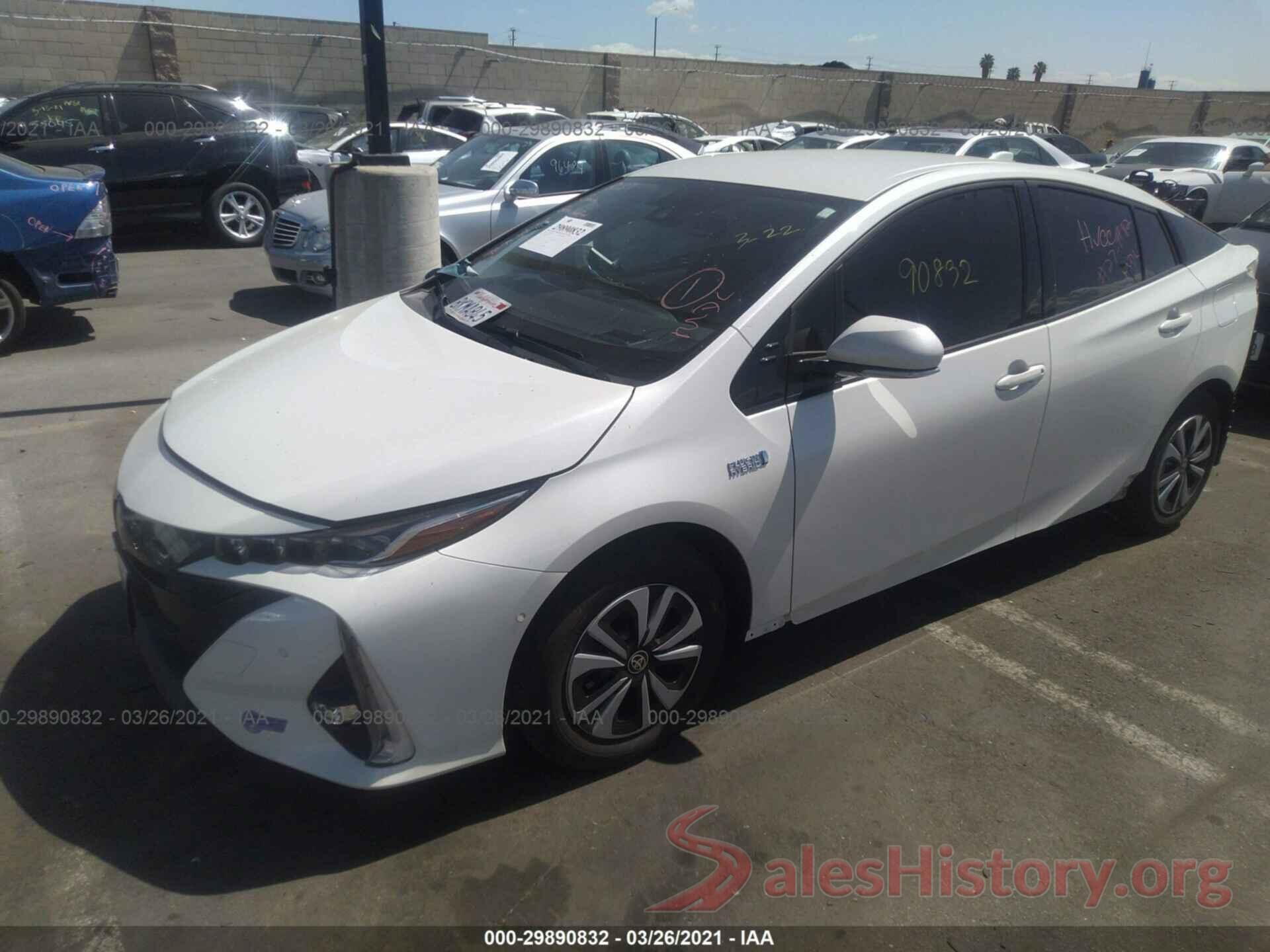 JTDKARFP1K3114251 2019 TOYOTA PRIUS PRIME