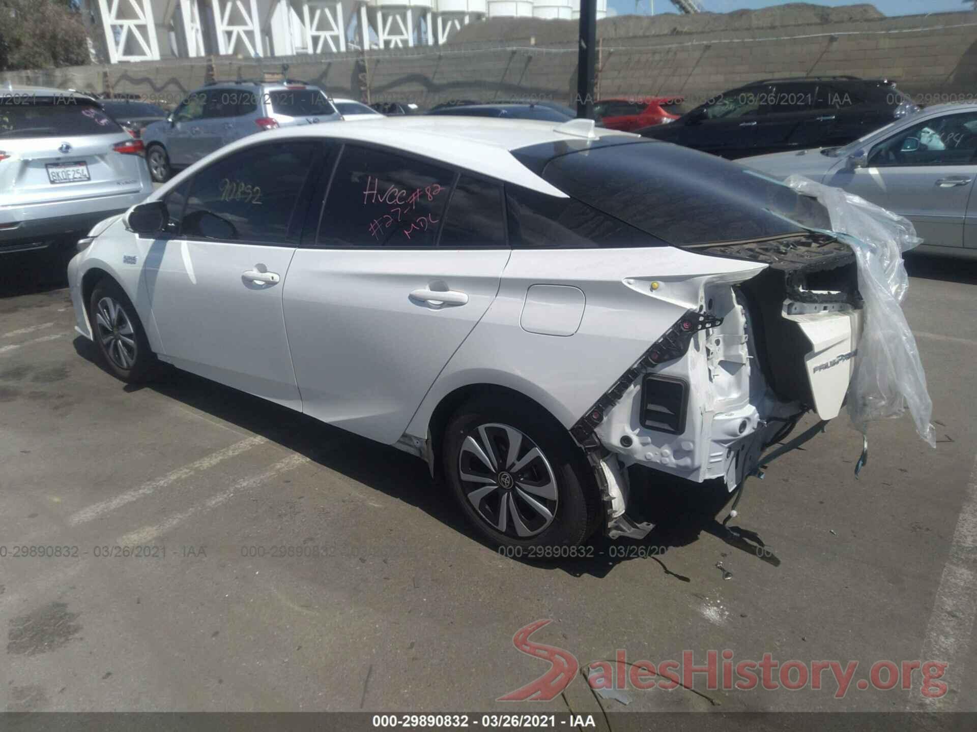 JTDKARFP1K3114251 2019 TOYOTA PRIUS PRIME