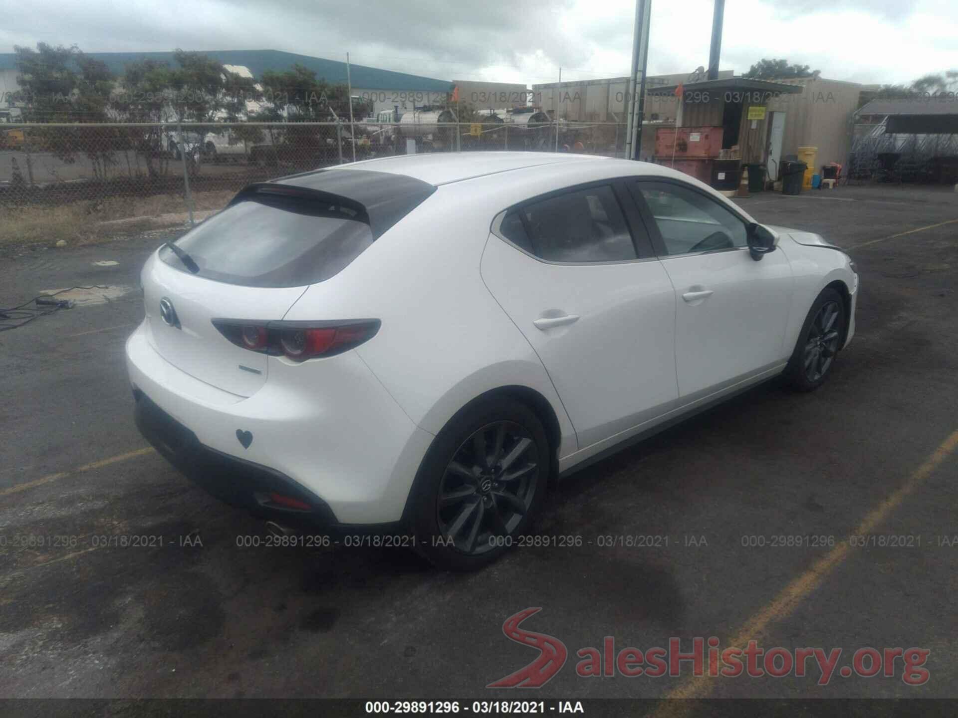 JM1BPALMXL1158594 2020 MAZDA MAZDA3 HATCHBACK