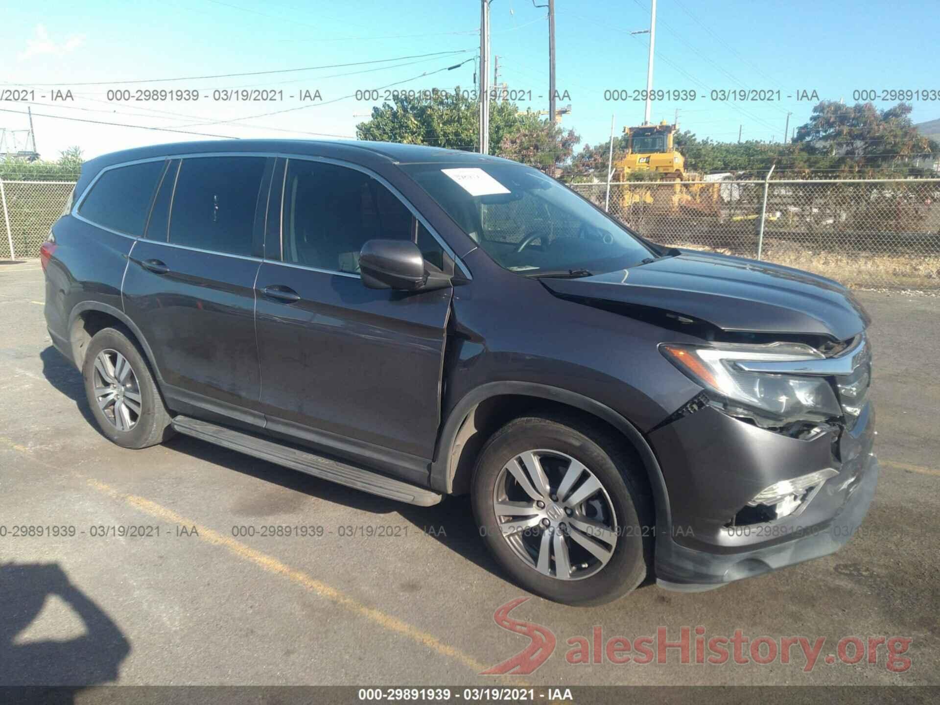 5FNYF5H63HB011529 2017 HONDA PILOT