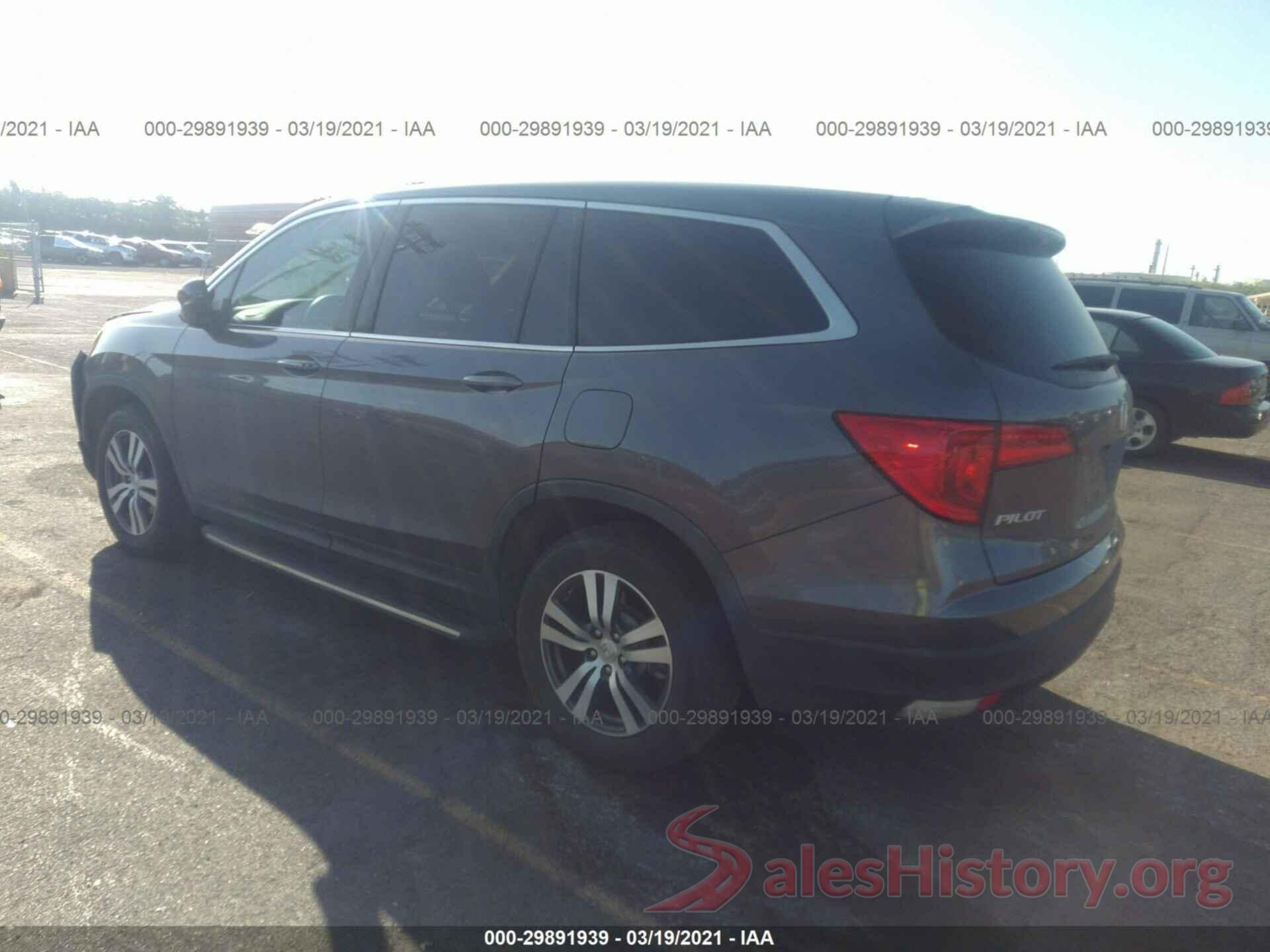 5FNYF5H63HB011529 2017 HONDA PILOT