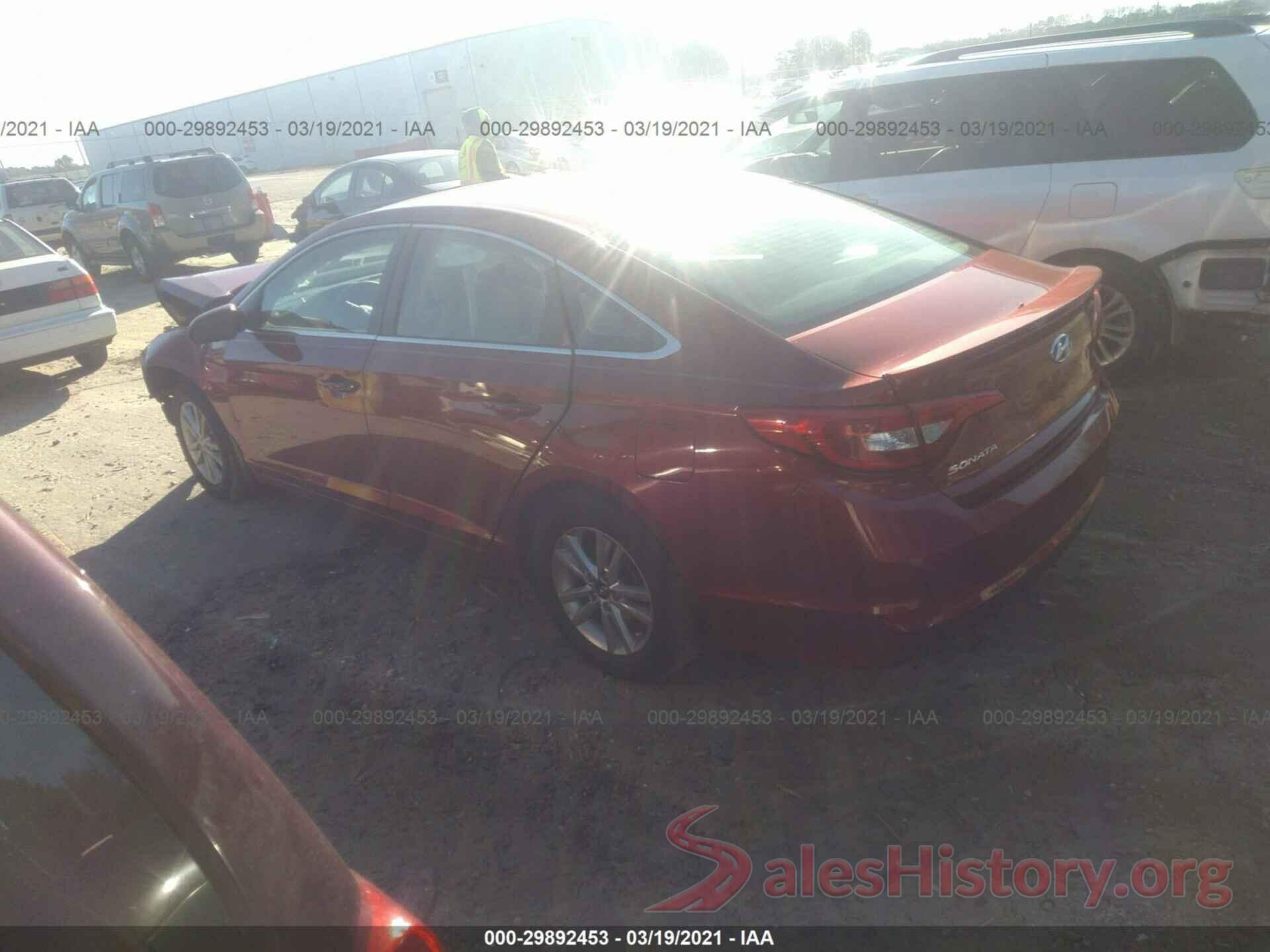 5NPE24AF1GH407882 2016 HYUNDAI SONATA