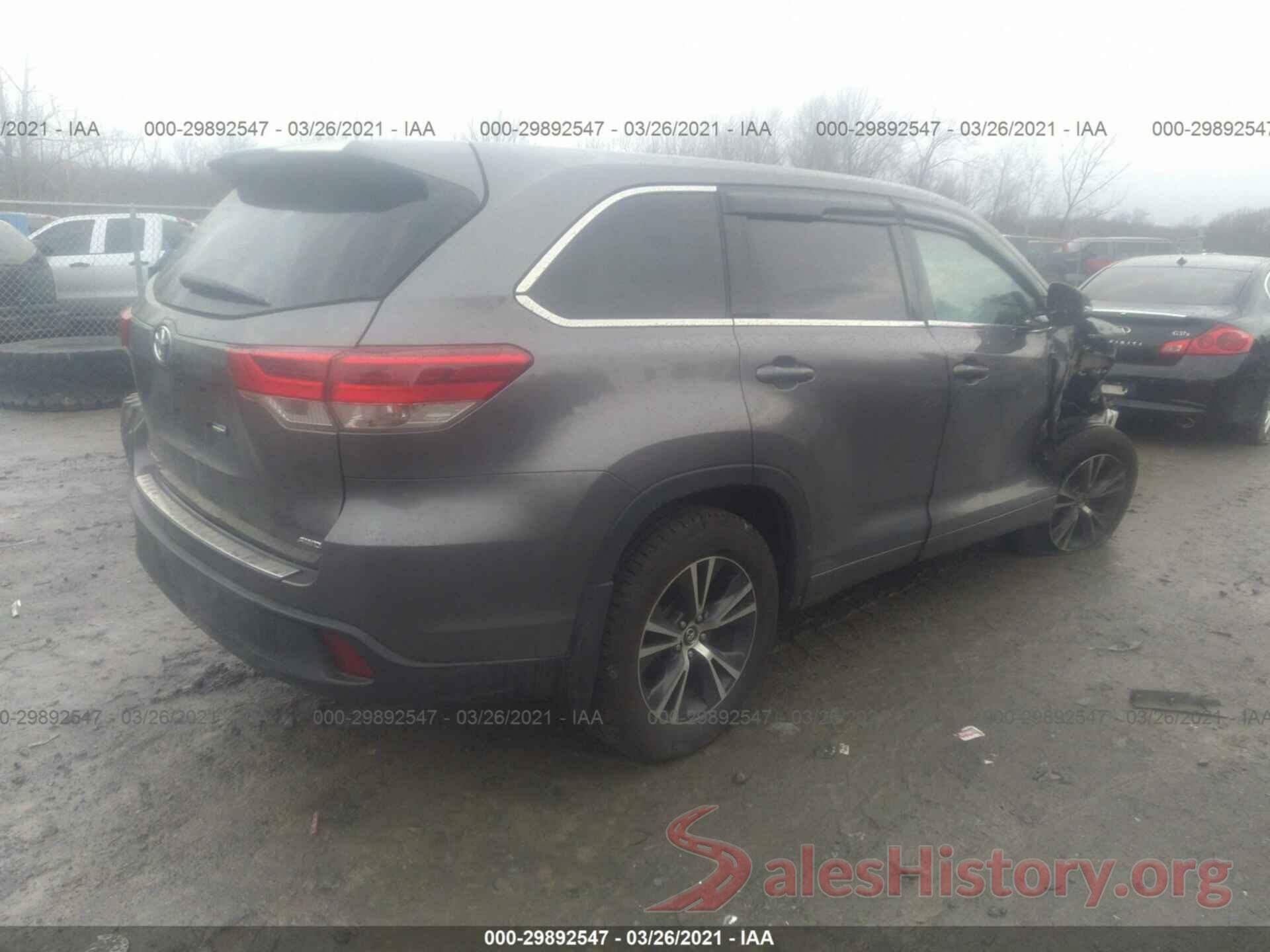 5TDBZRFHXHS425508 2017 TOYOTA HIGHLANDER