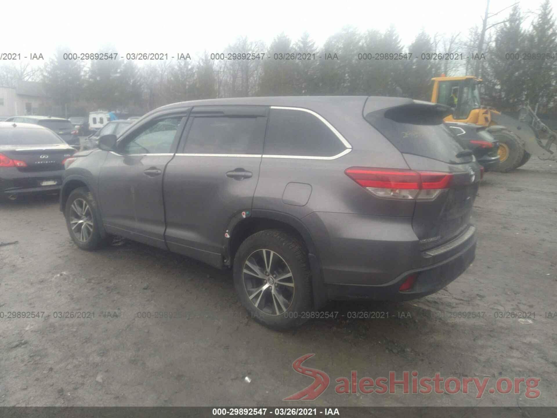 5TDBZRFHXHS425508 2017 TOYOTA HIGHLANDER