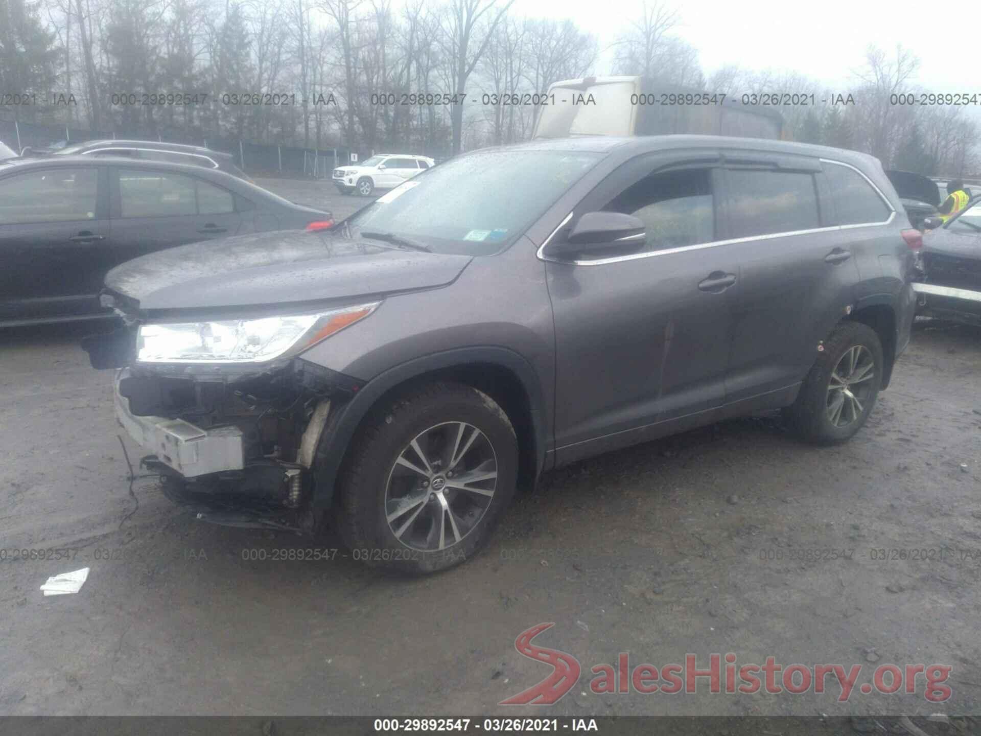 5TDBZRFHXHS425508 2017 TOYOTA HIGHLANDER