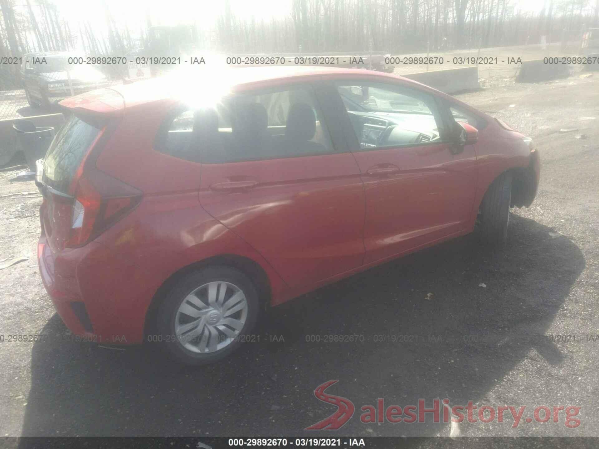 JHMGK5H54GX020337 2016 HONDA FIT