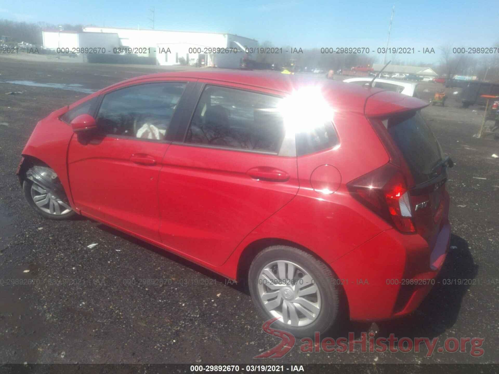 JHMGK5H54GX020337 2016 HONDA FIT