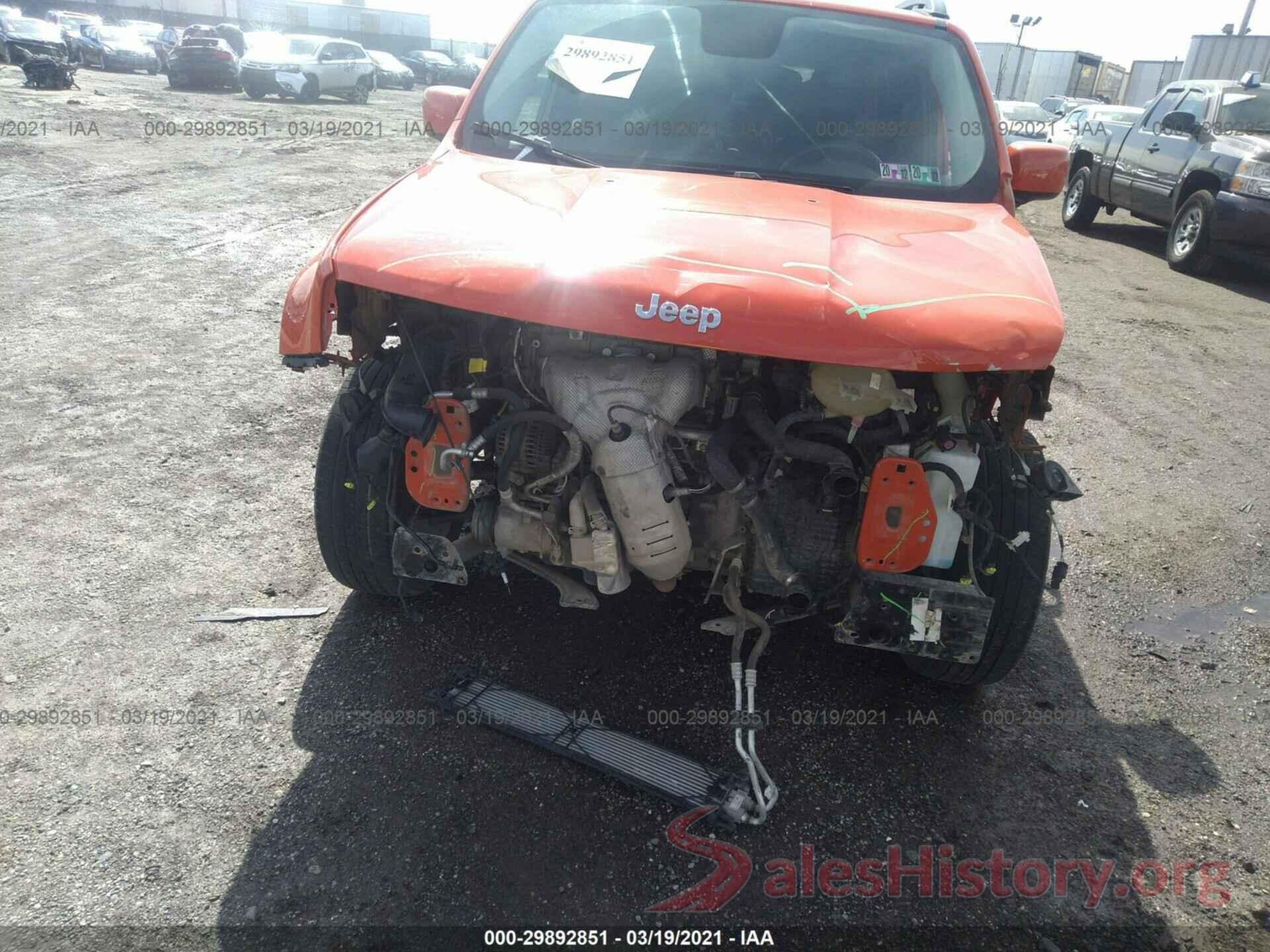 ZACCJBBT7GPC61353 2016 JEEP RENEGADE