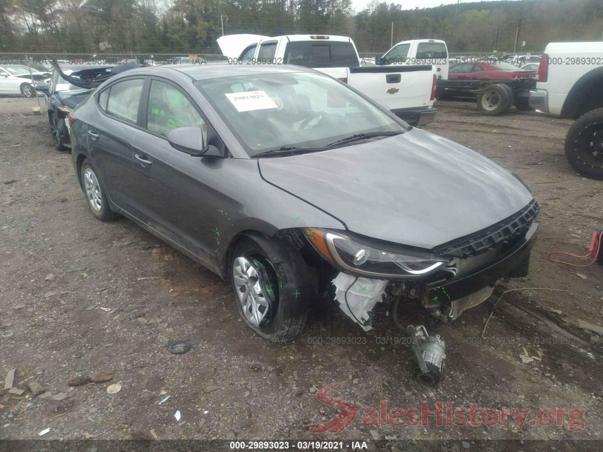 5NPD74LF7JH399174 2018 HYUNDAI ELANTRA