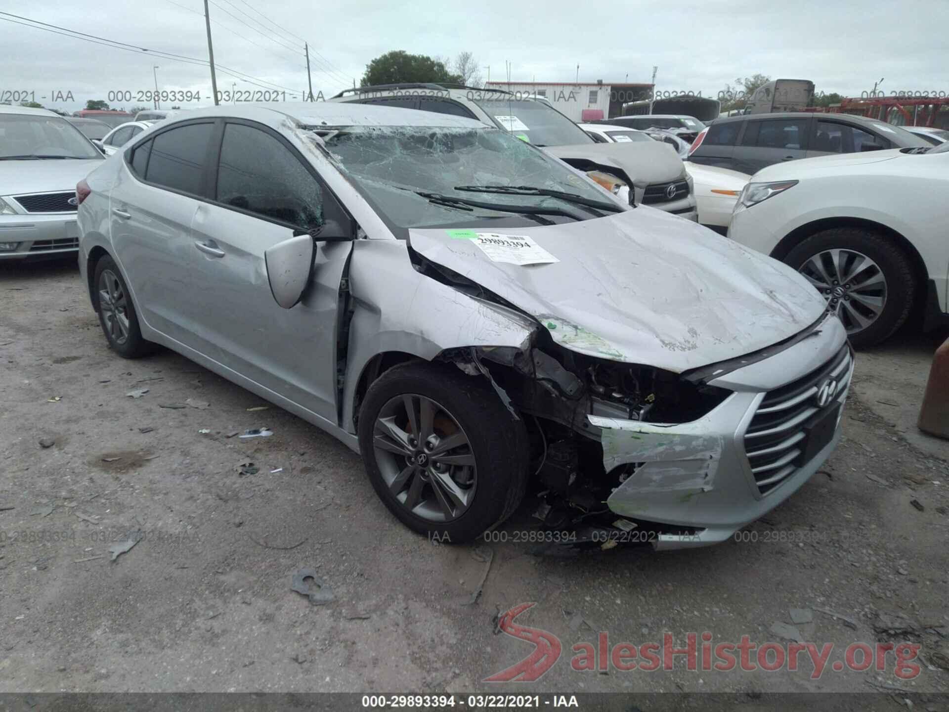 5NPD84LF8JH301668 2018 HYUNDAI ELANTRA